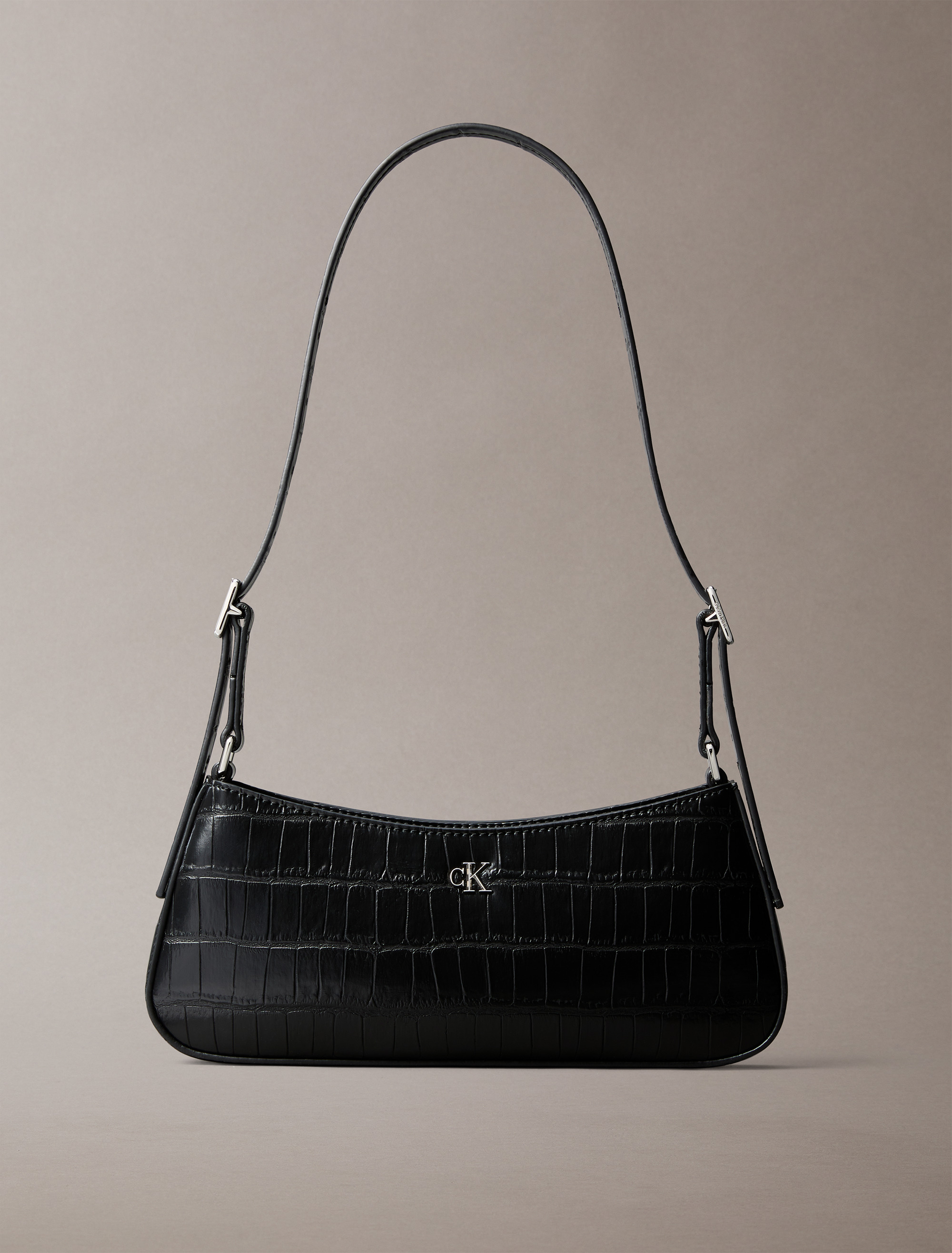 Monogram Crocodile Shoulder Bag
