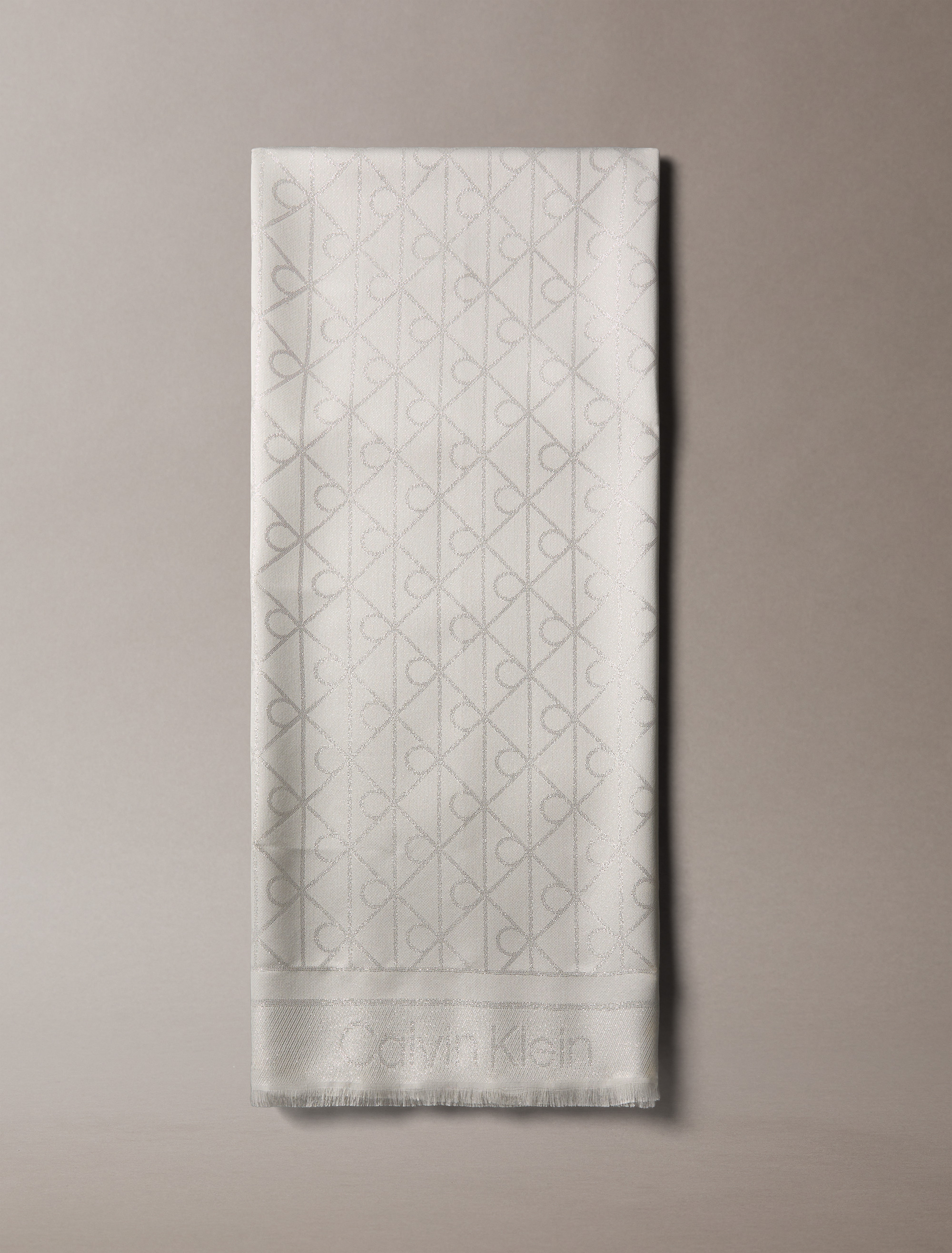 Allover Emblem Logo Shine Scarf