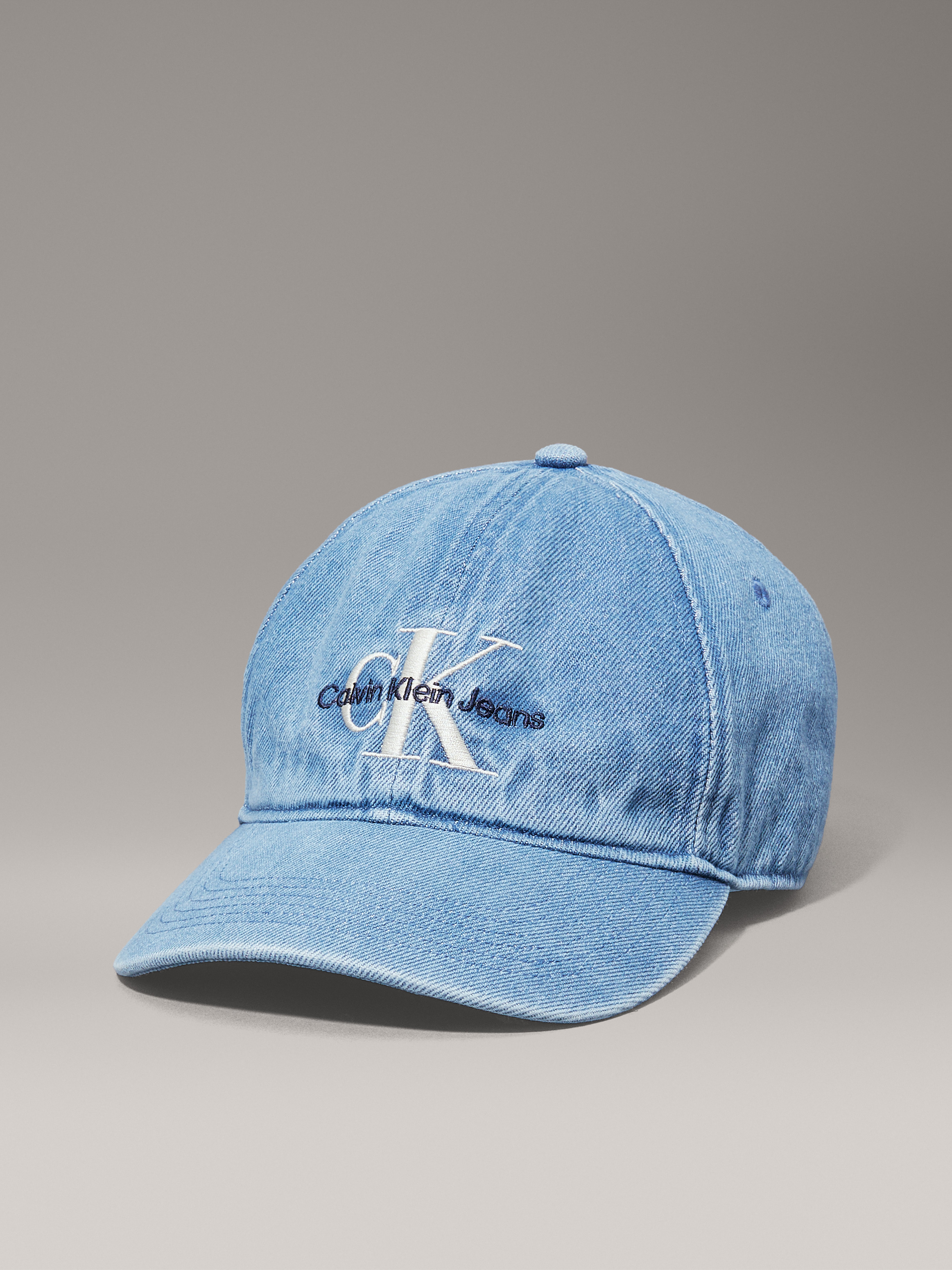 Denim Embroidered Monogram Logo Cap | Calvin Klein