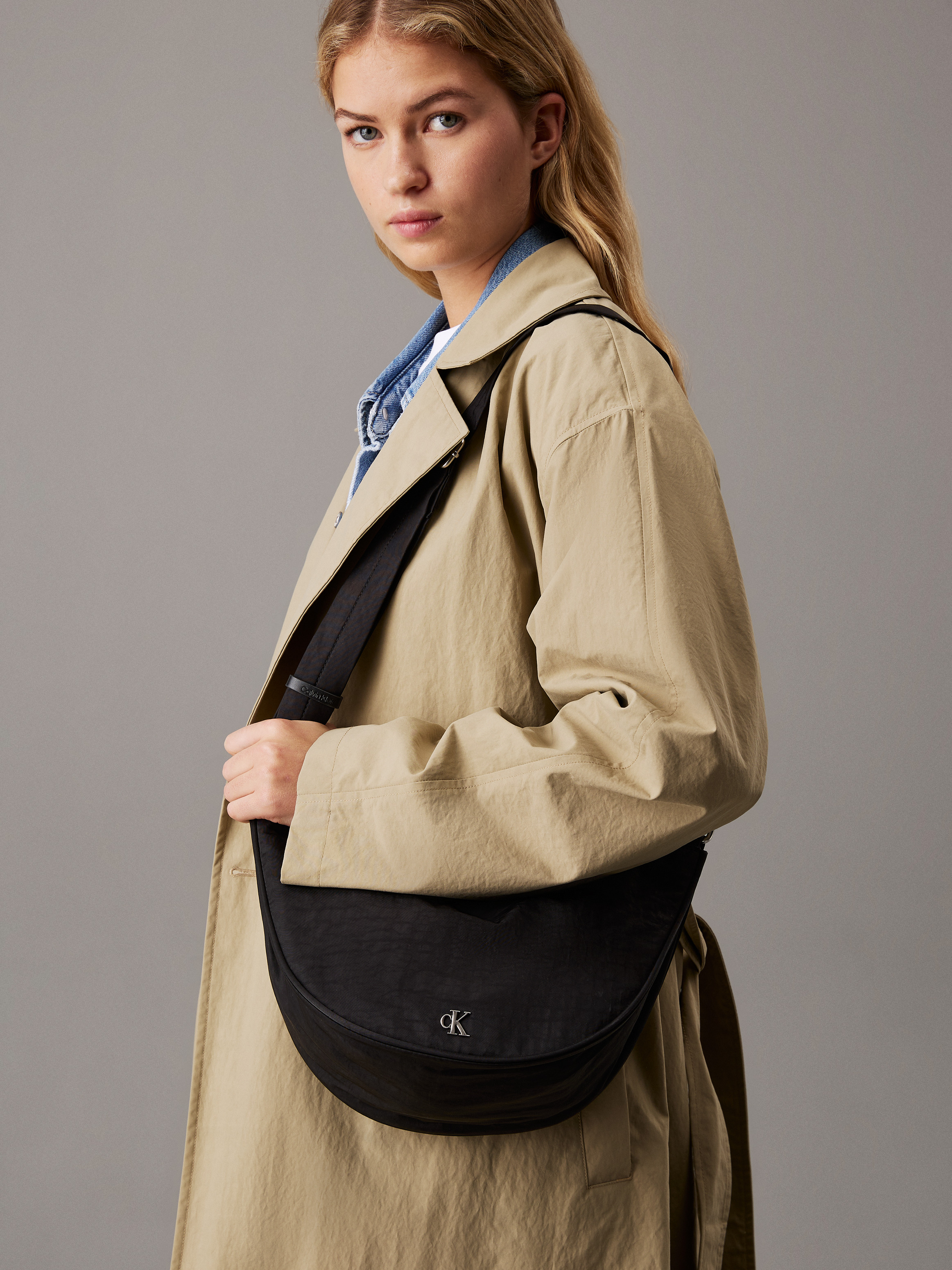★ ★ [CK ACC] Unisex Sling Nylon Crossbody Hobo EVERY WEAR Crossbody in CaRefiber recycled nylon - Ocean – HOBO