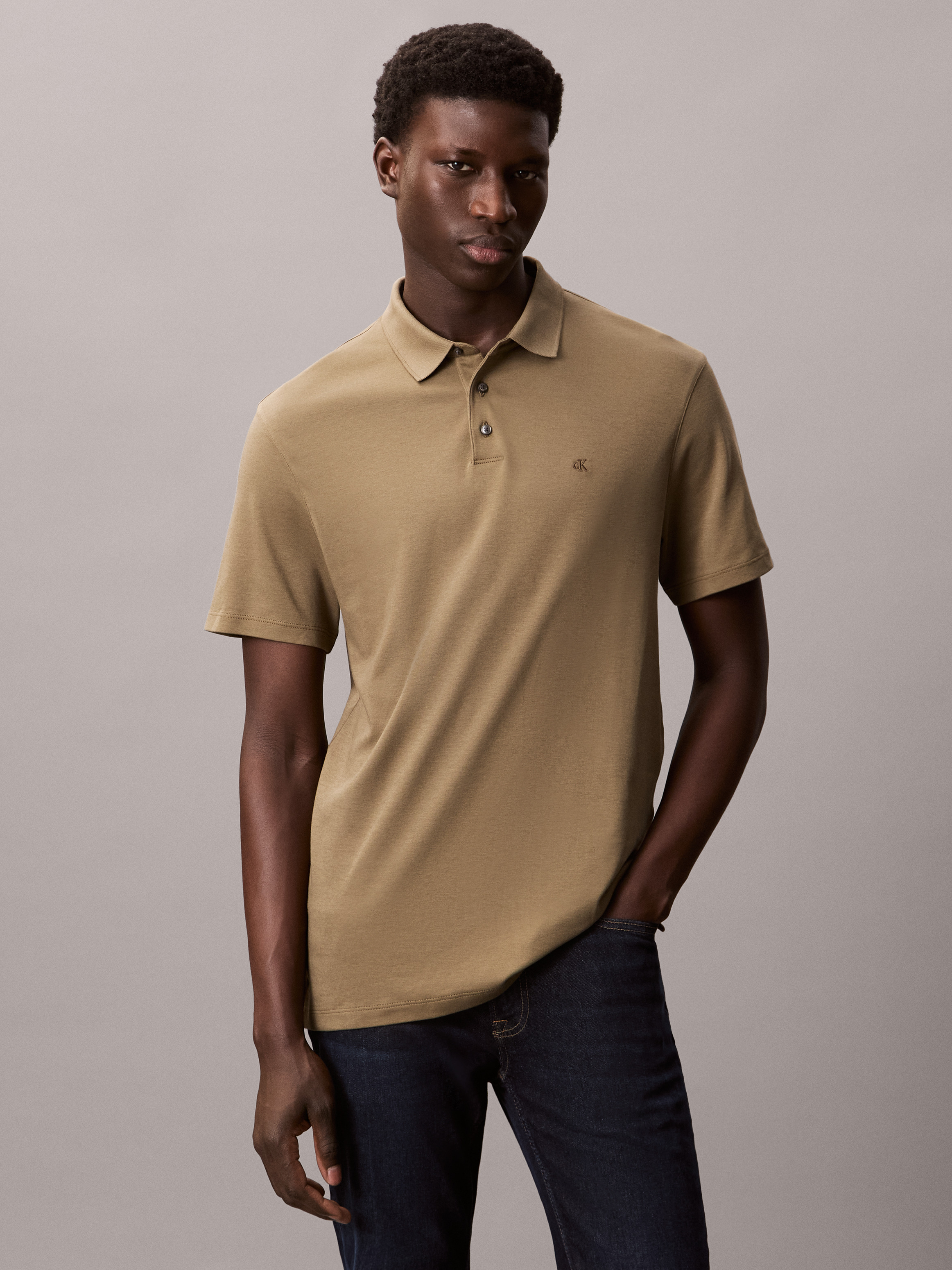 Tシャツ・カットソー FEDELI Cappuccino Cotton Polo Shirt Men's Polos & T-Shirts – Fedeli