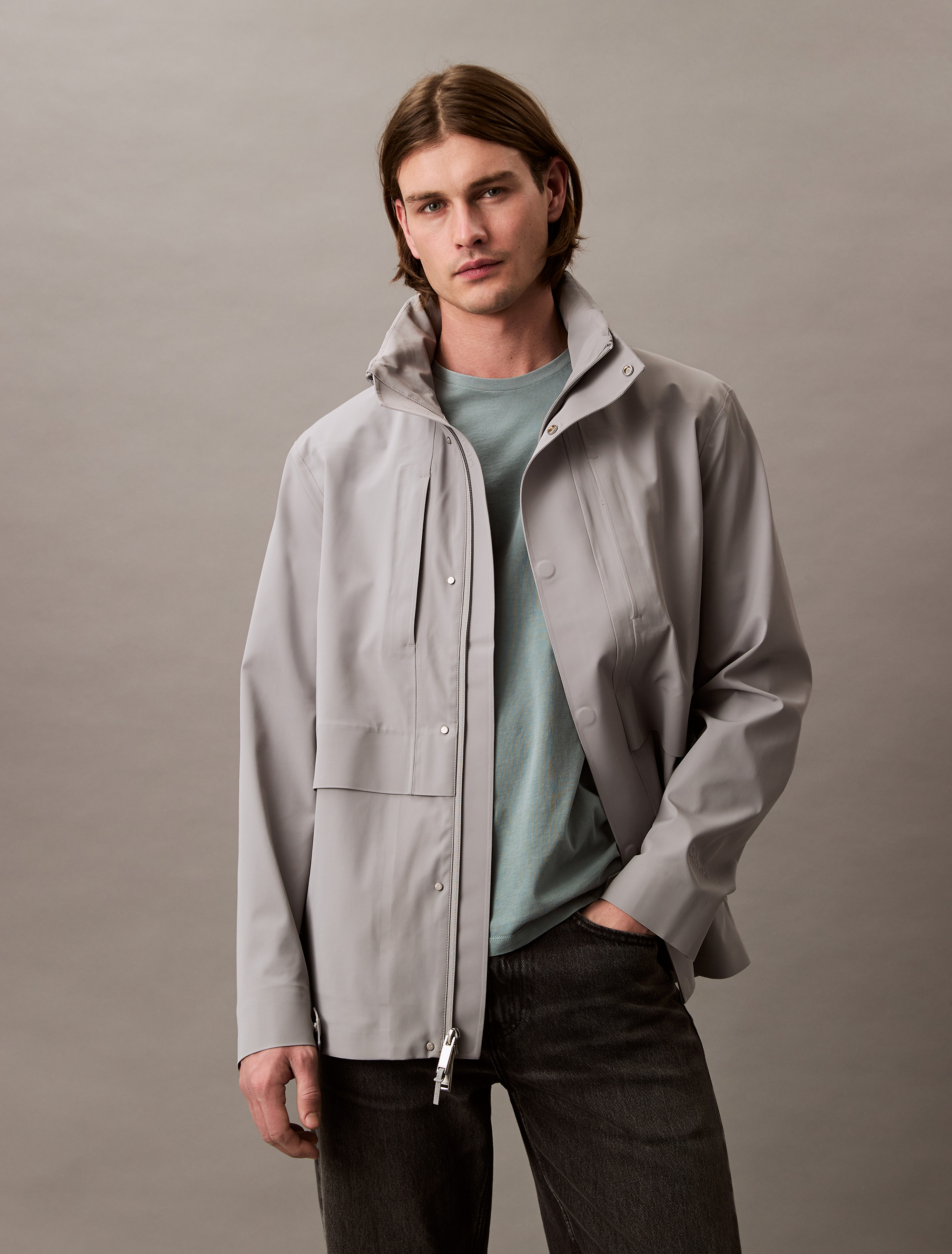 Nylon Stretch Tech Jacket