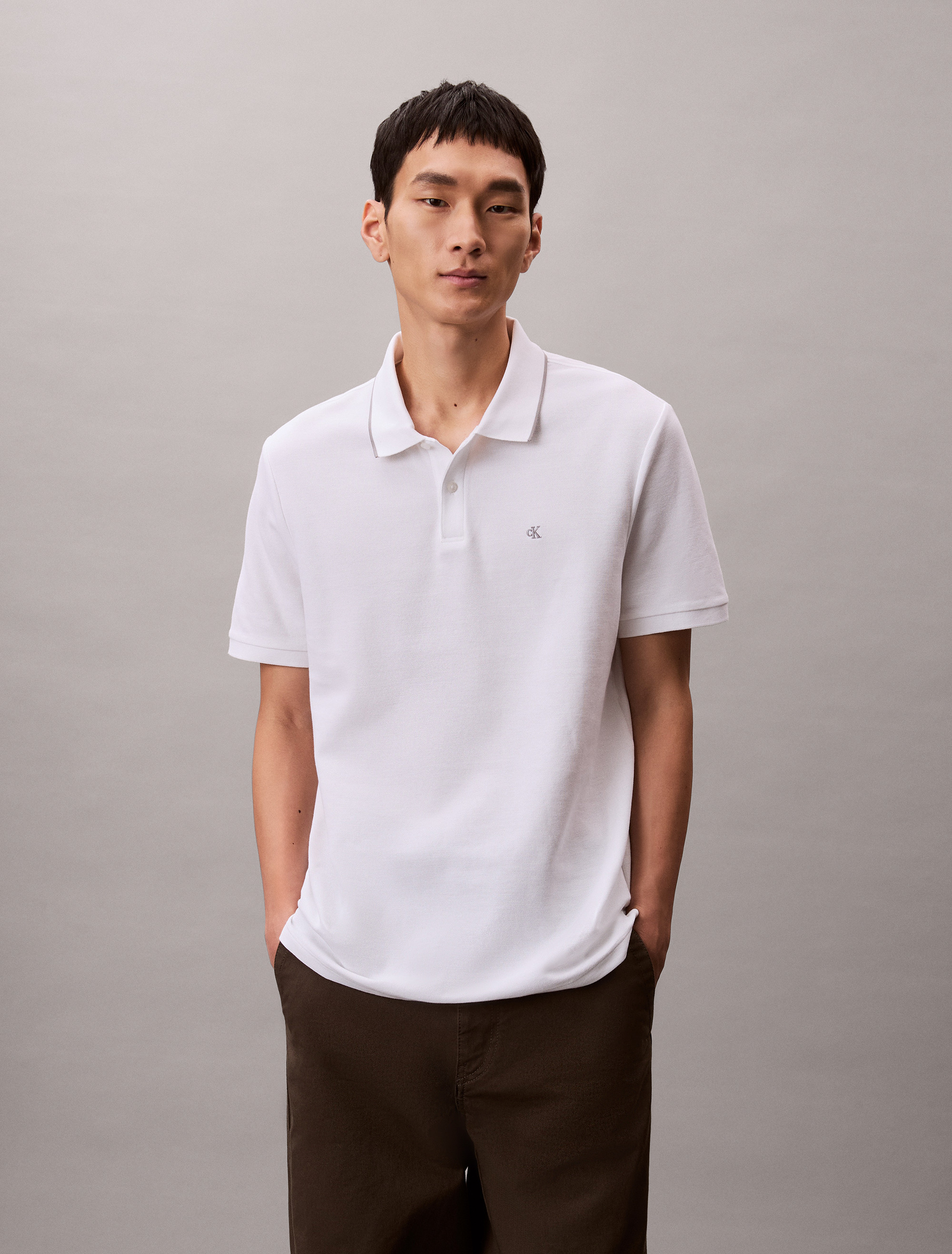 Refined Pique Tipped Polo Shirt