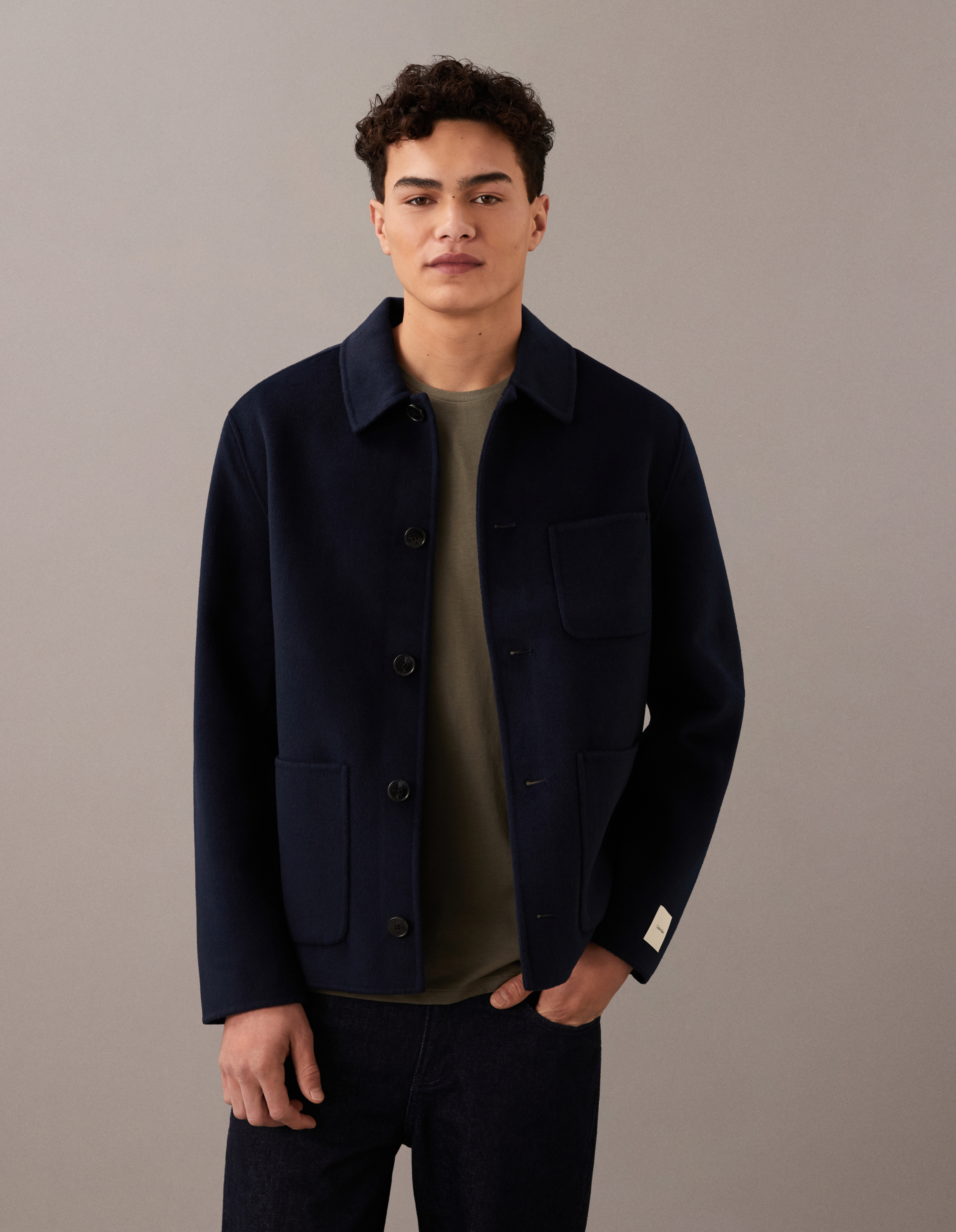 Relaxed Wool Chore Jacket