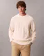 Lambswool Blend Cable Knit Crewneck Jumper