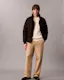 Lambswool Blend Cable Knit Crewneck Jumper