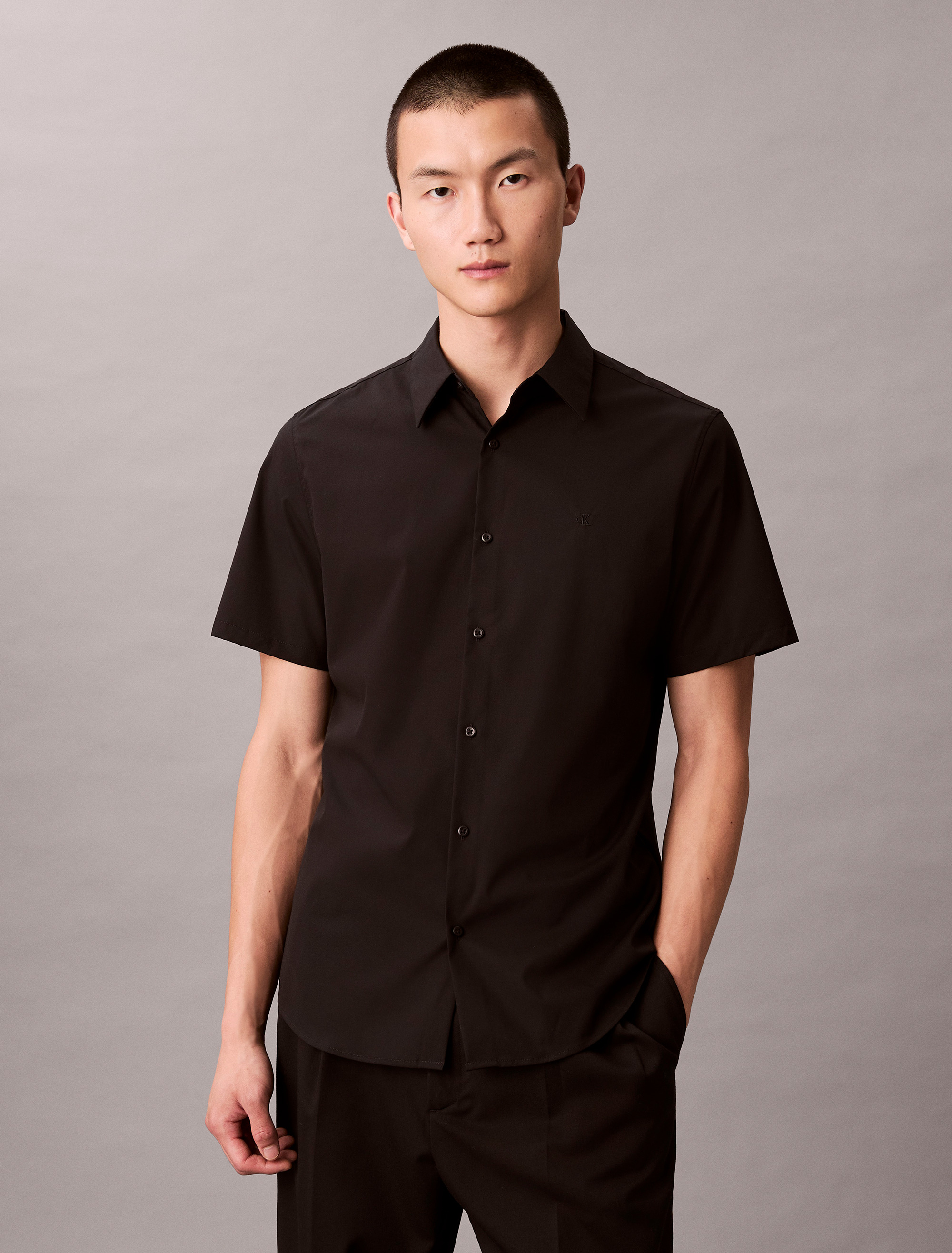 Supima Cotton Stretch Slim Shirt