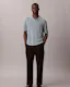 Linen Blend Polo Sweater