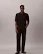 Linen Blend Polo Sweater