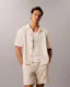 Mesh Stitch Button-Down Jumper