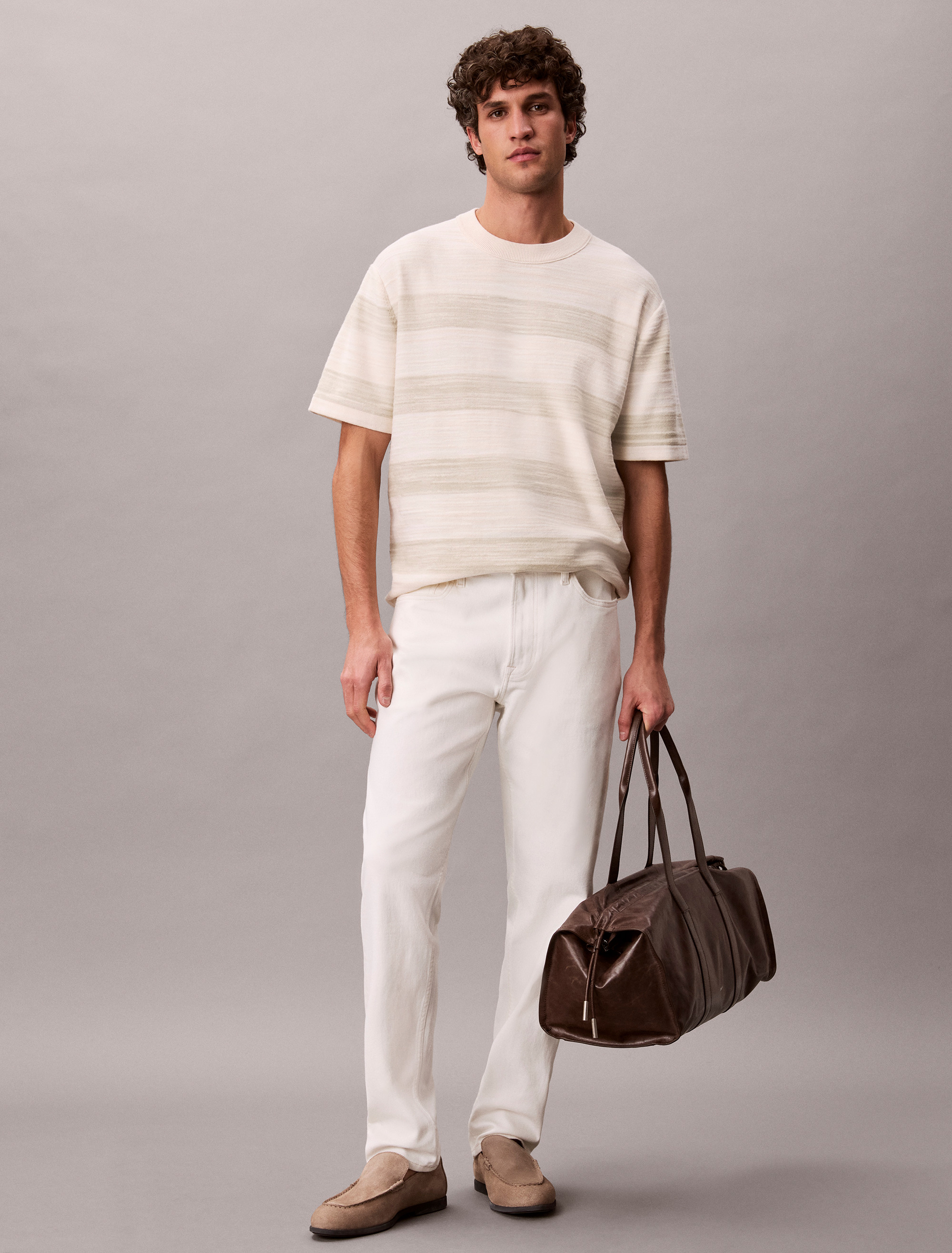 Slub Stripe Jumper Tee