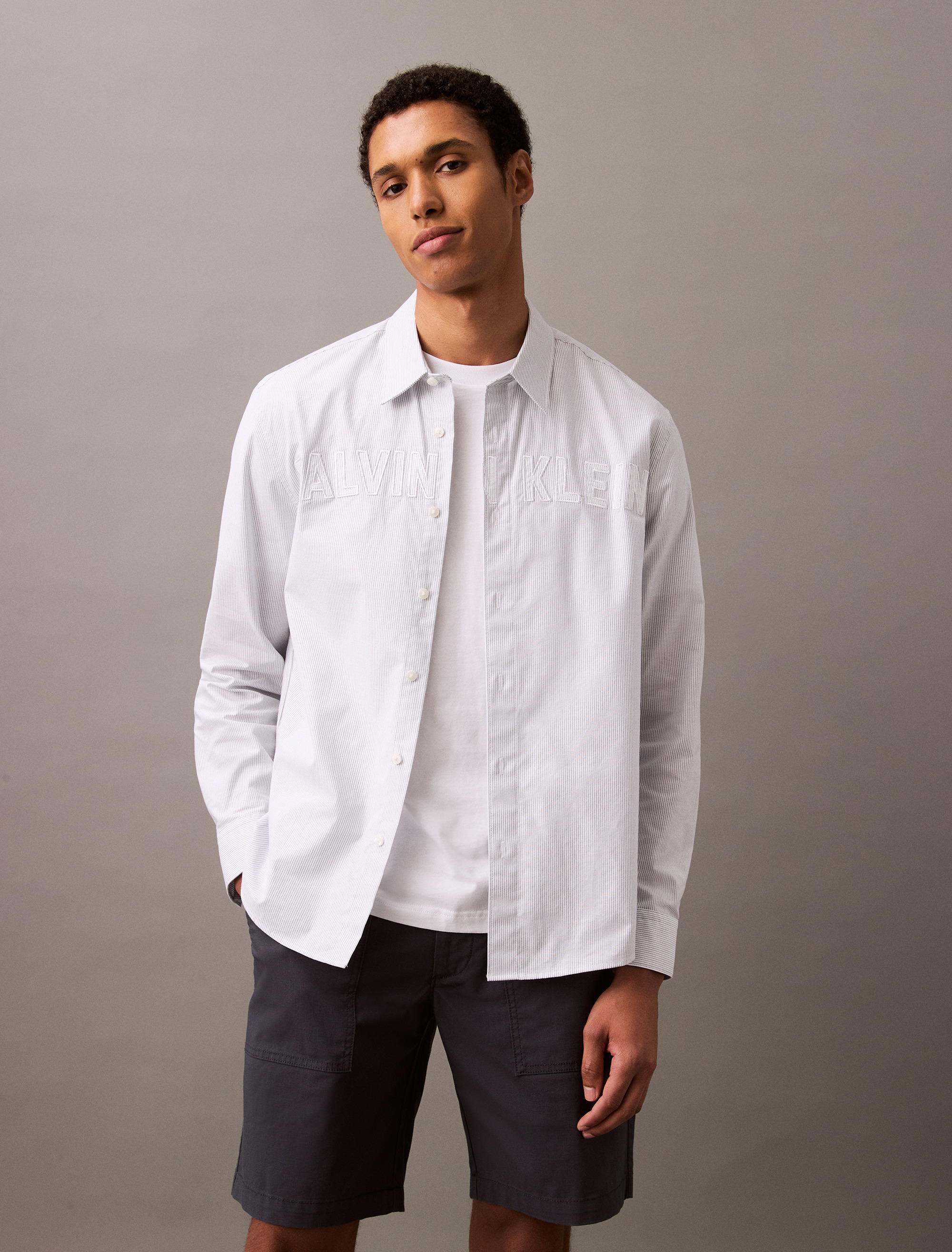 Oxford Logo Relaxed Button-Down Shirt