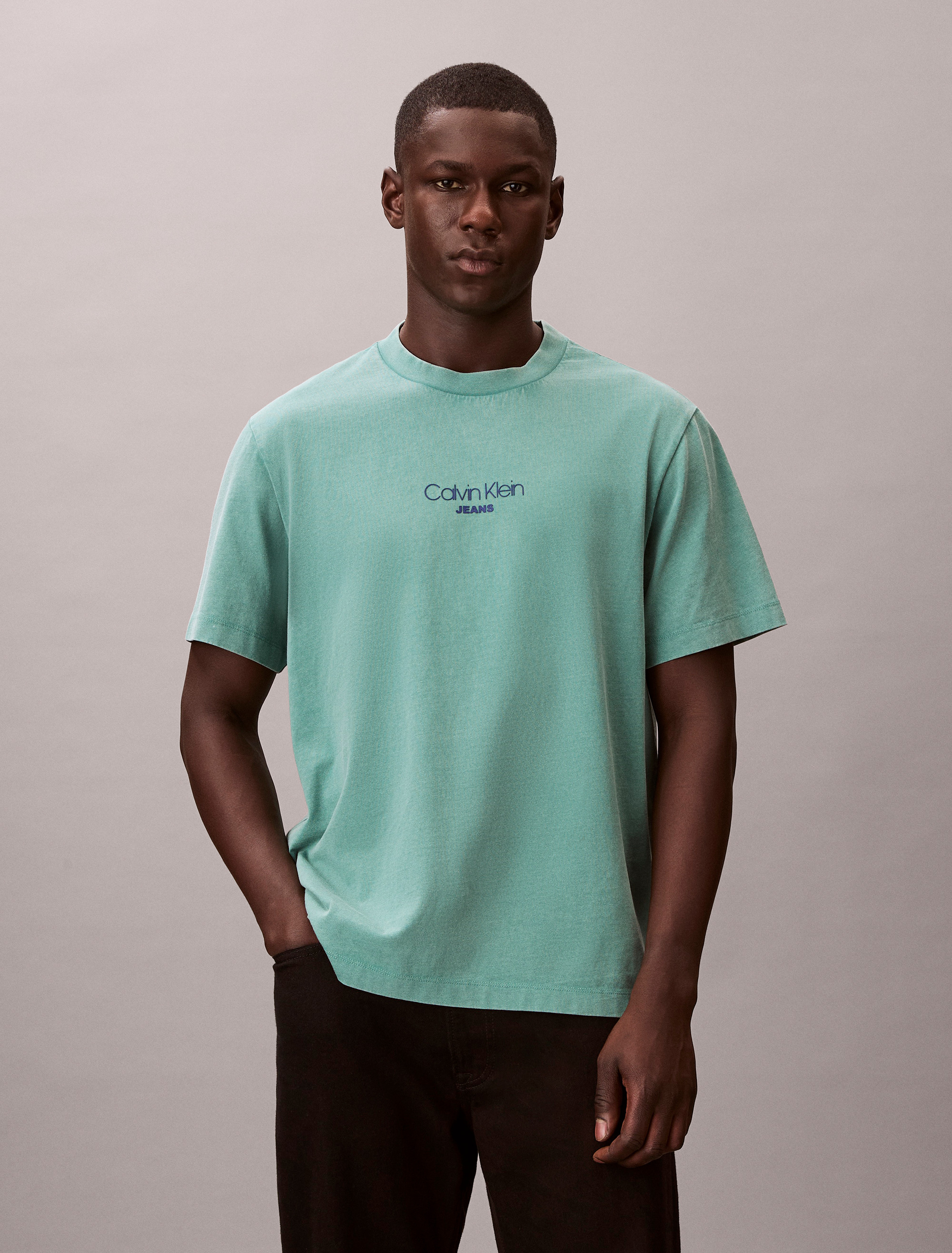 Acid Wash Logo Graphic T-Shirt