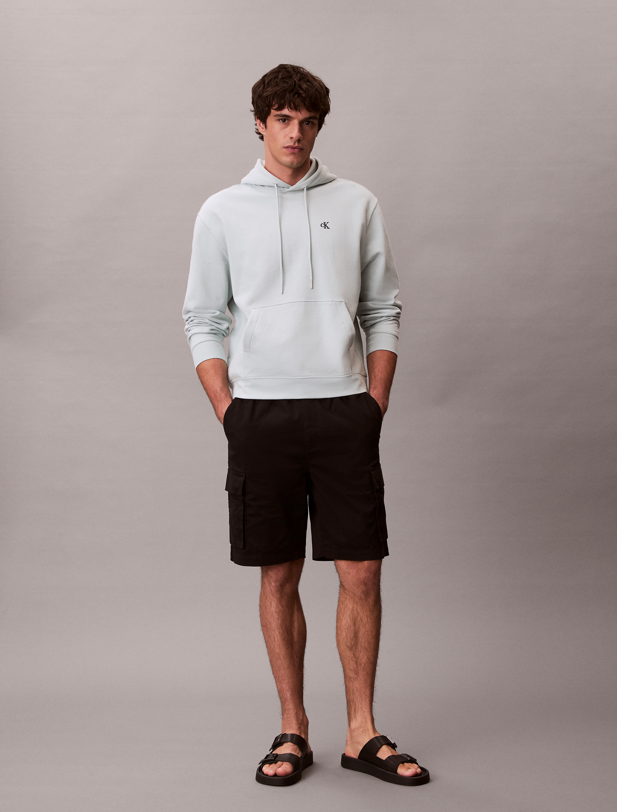 Cotton Terry Monogram Hoodie