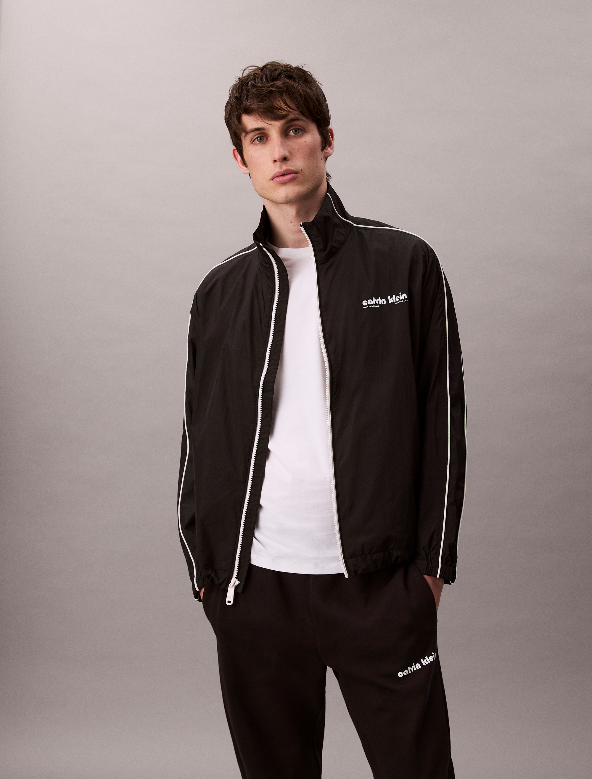 三好良着用everyone nylon silk track jacket b1336fc79cabfd07e6d22f4819f449