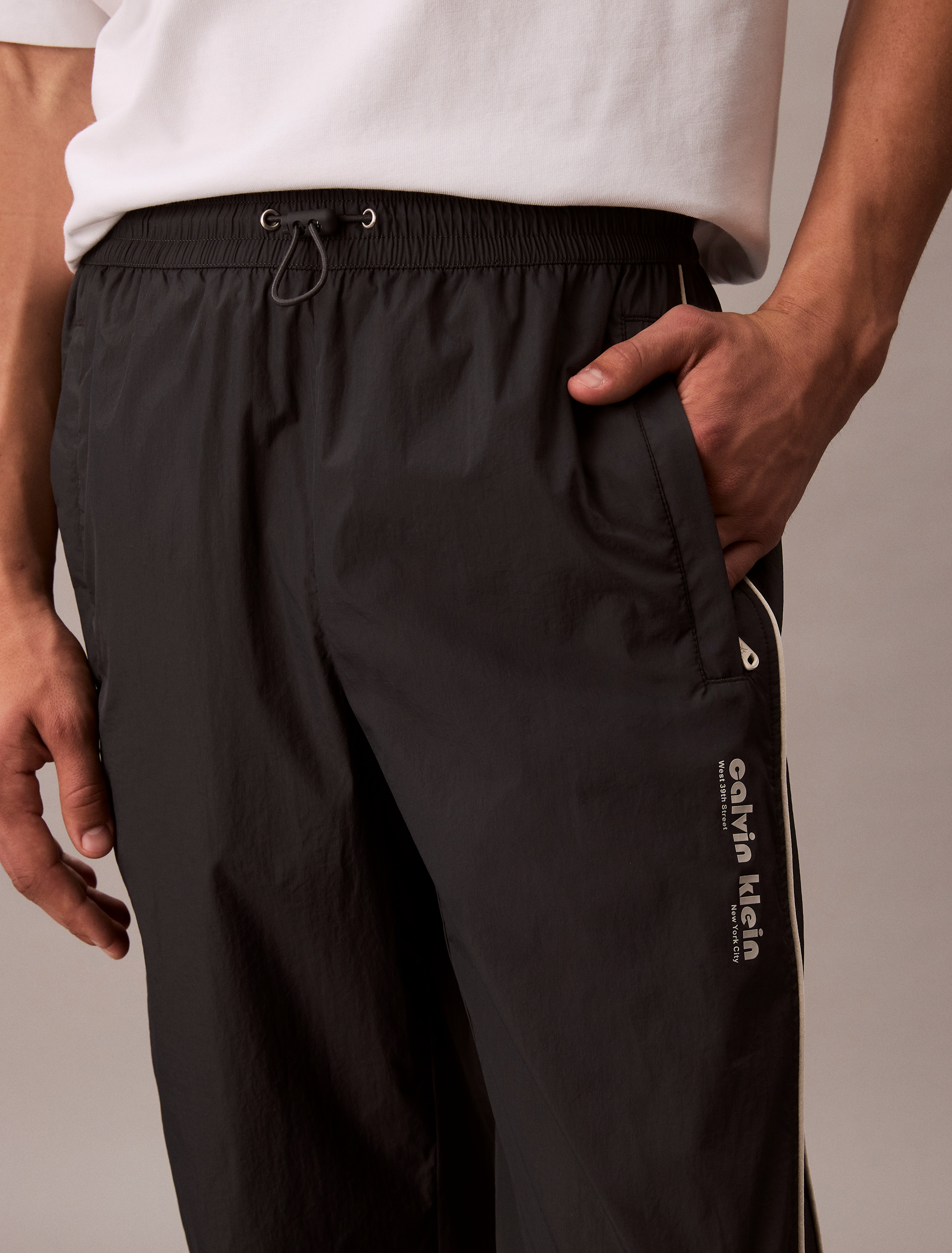 Relaxed Nylon Track Pants Calvin Klein