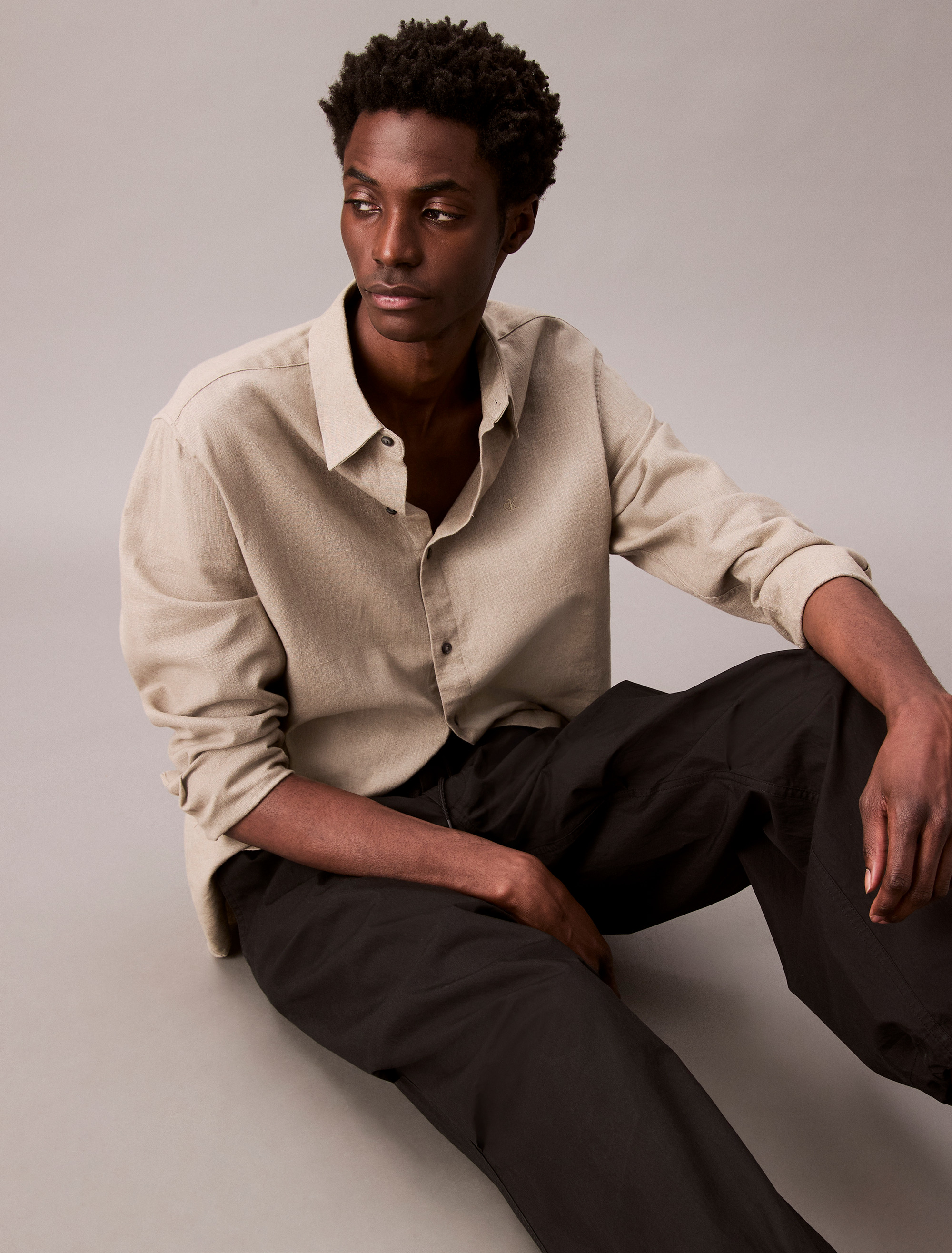 Cotton Nylon Parachute Pants | Calvin Klein