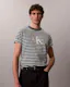 Monogram Logo Stripe Relaxed T-Shirt