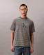 Monogram Logo Stripe Relaxed T-Shirt