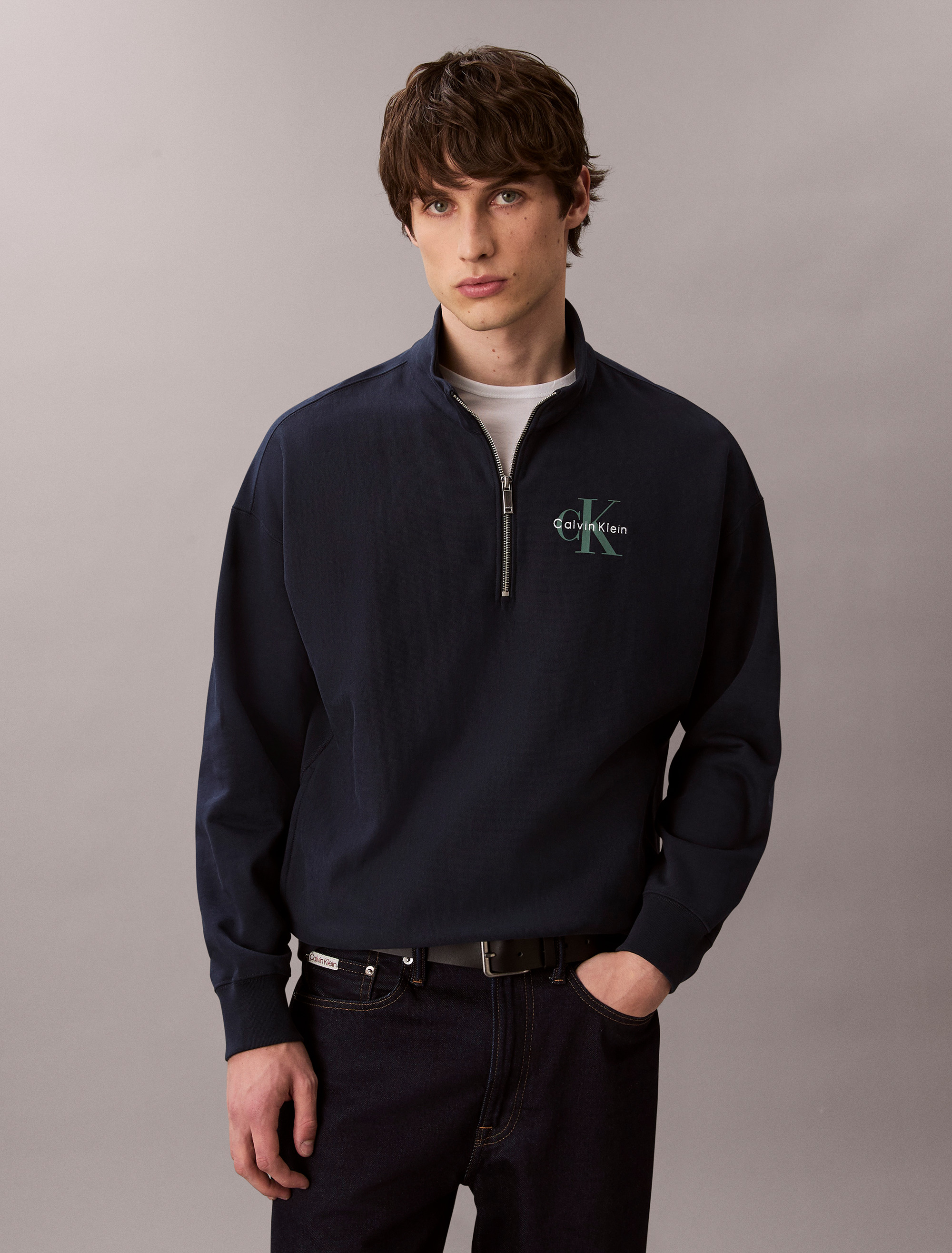 Premium Terry Quarter Zip Sweatshirt