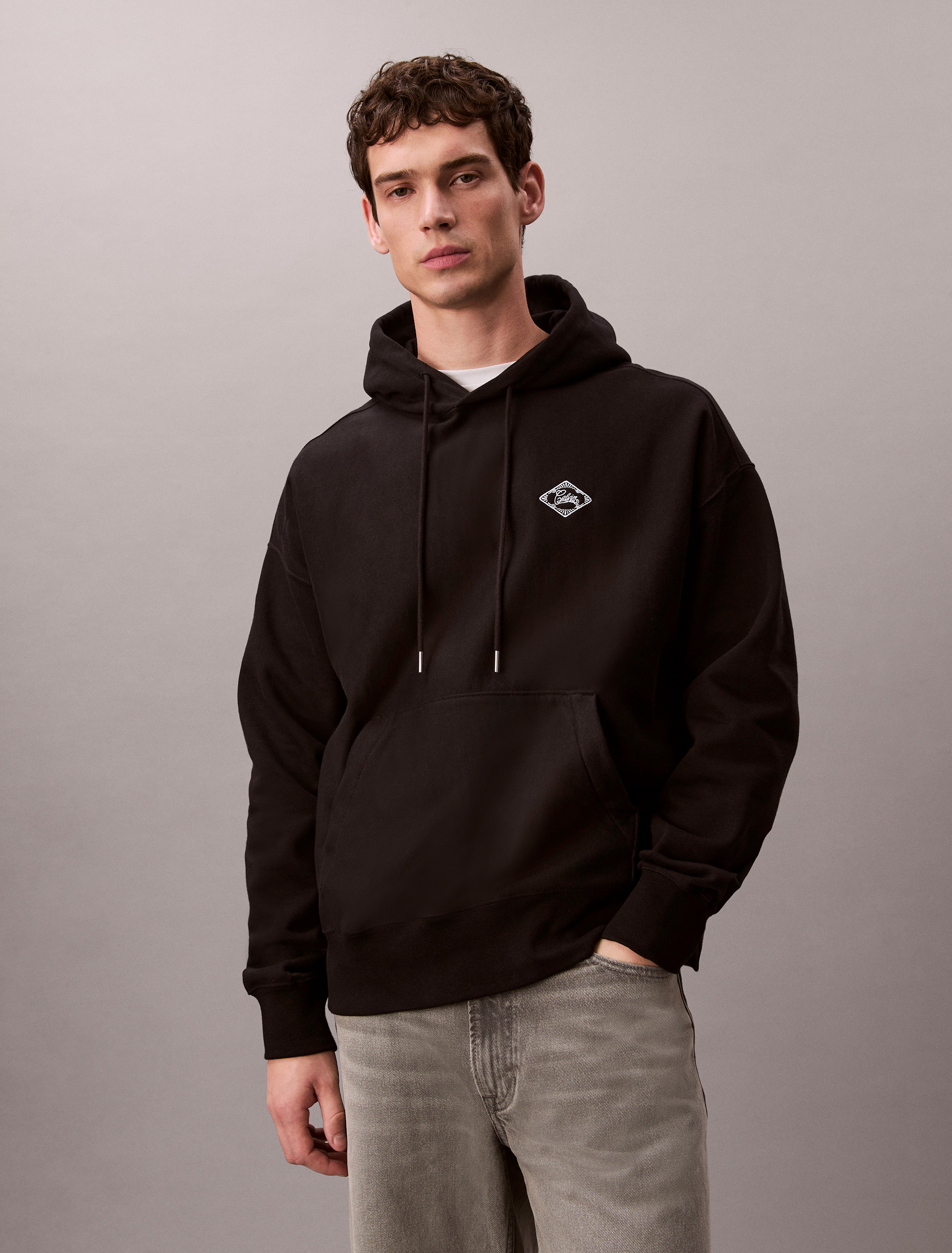 Fleece Logo Graphic Hoodie