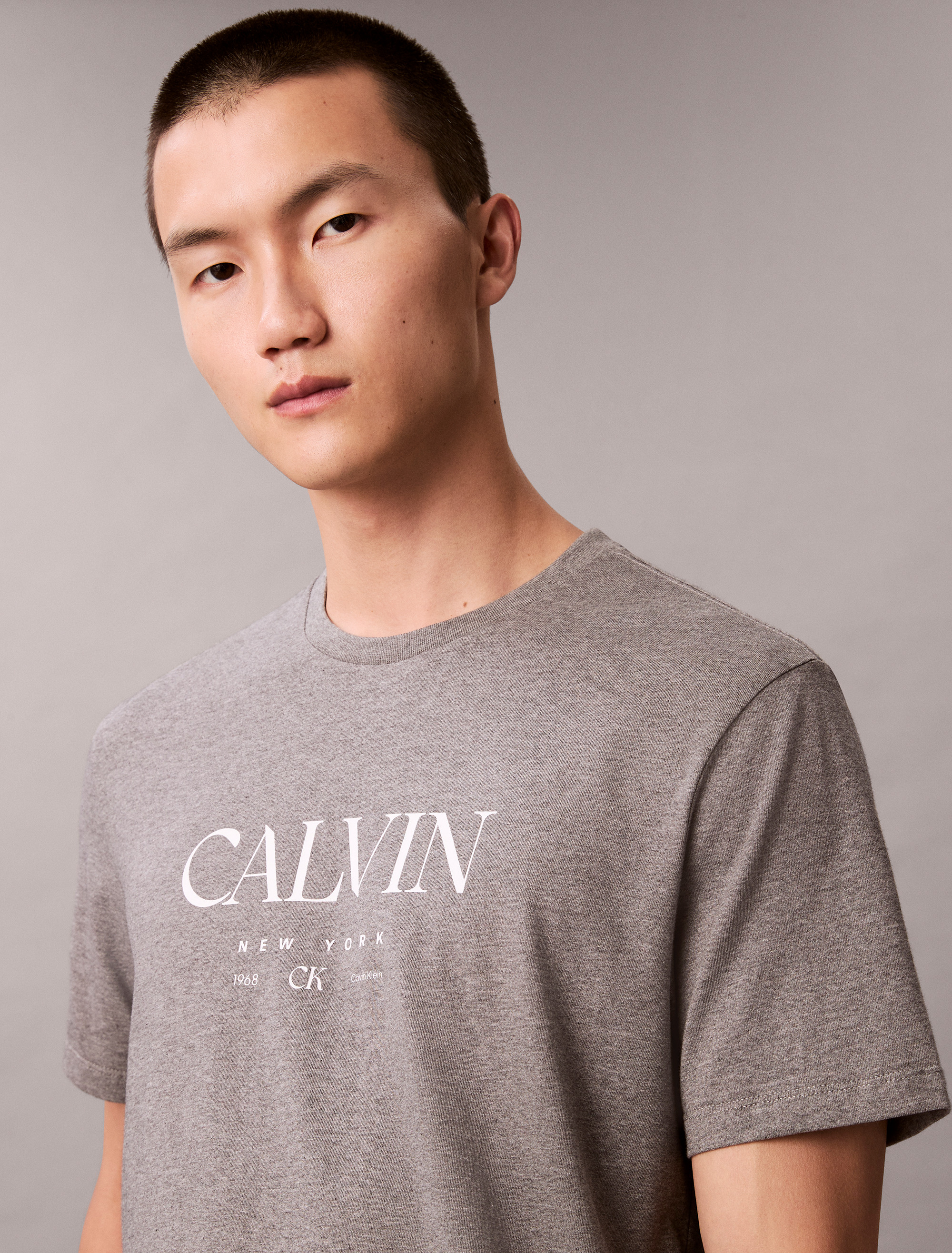 Calvin Crewneck Graphic Tee