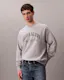 Terry Logo Graphic Relaxed Sweatshirt