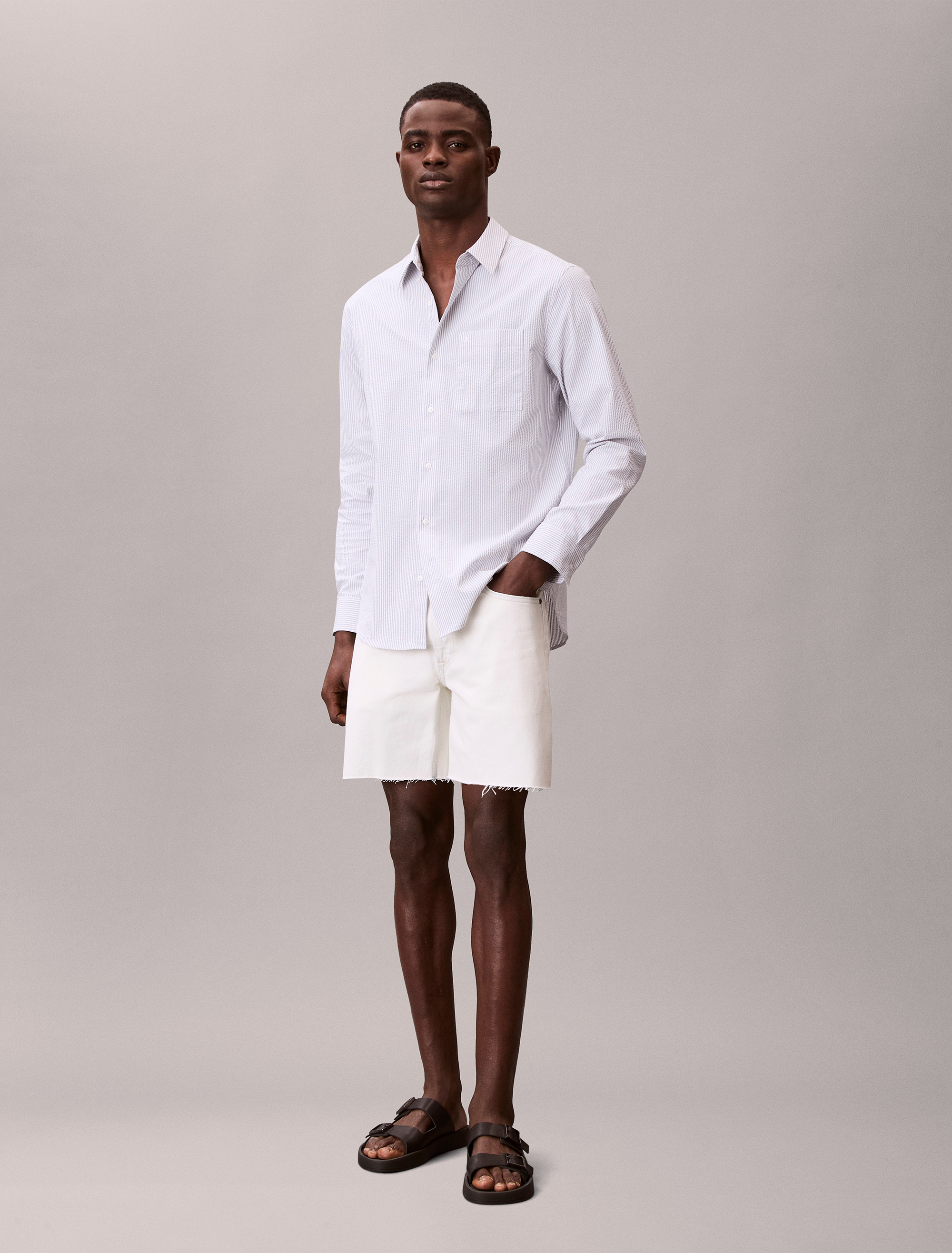 Classic Bleachout Denim Shorts