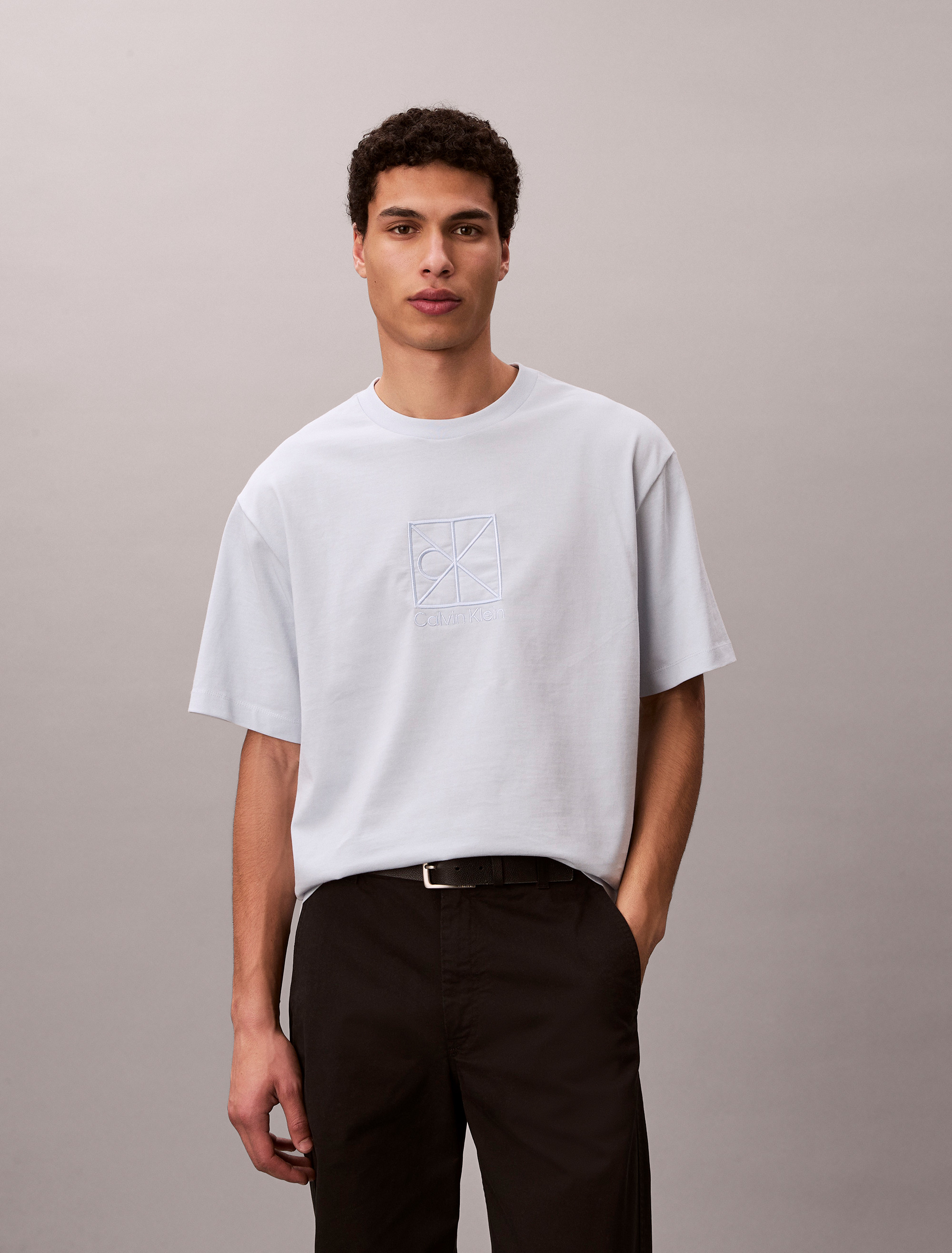 Emblem Logo Graphic Relaxed T-Shirt