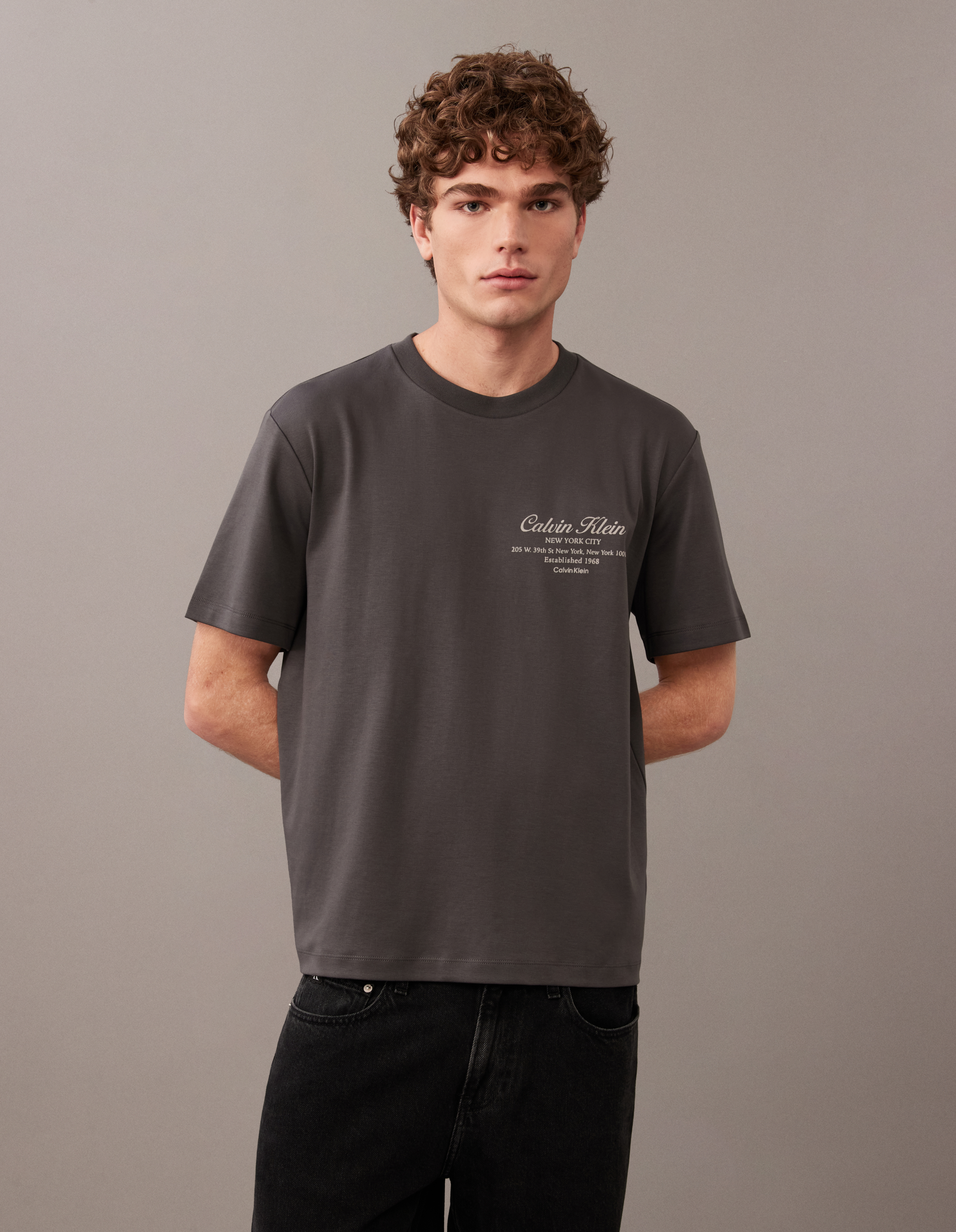 Script Logo Graphic Relaxed T-Shirt