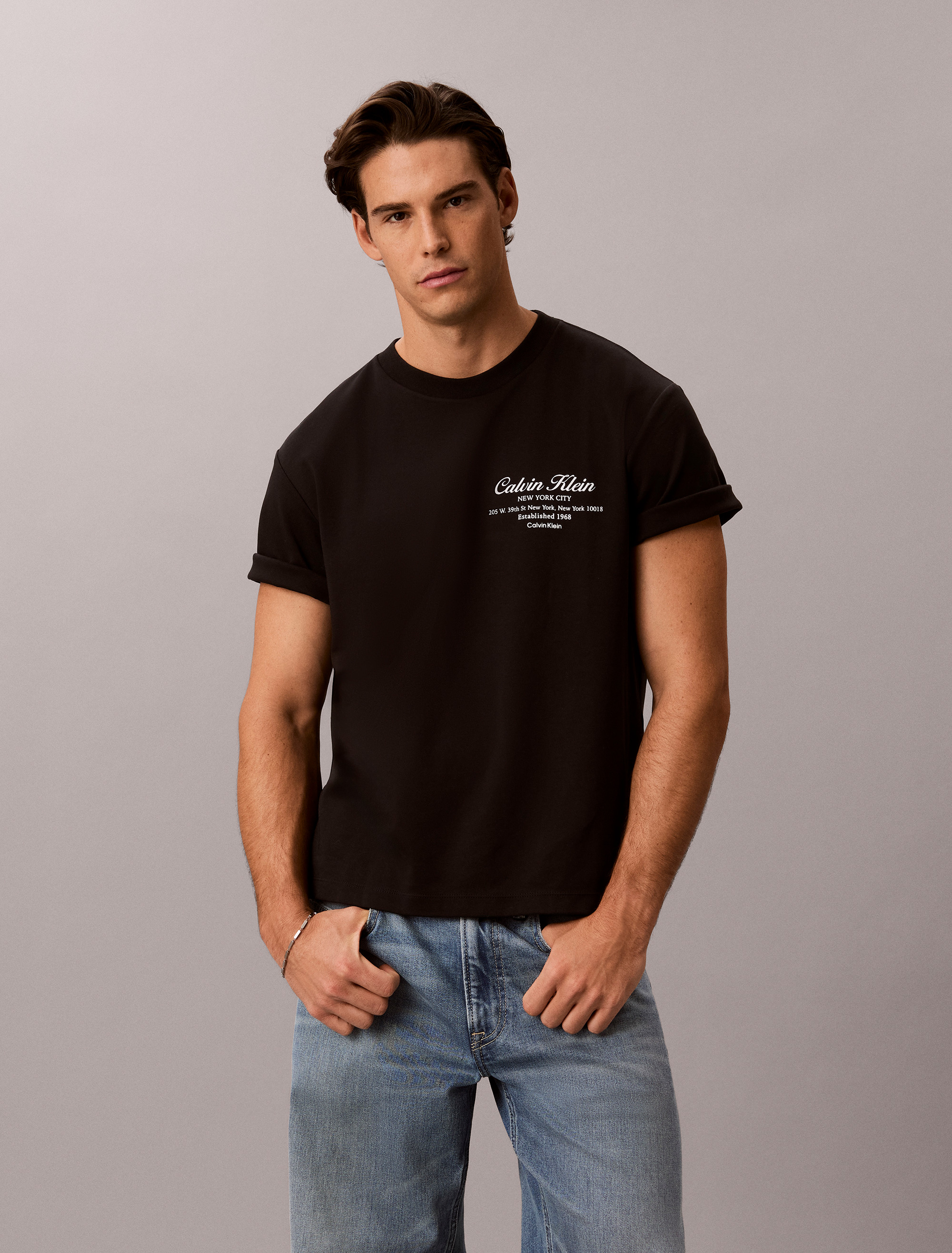 Script Logo Graphic Relaxed T-Shirt