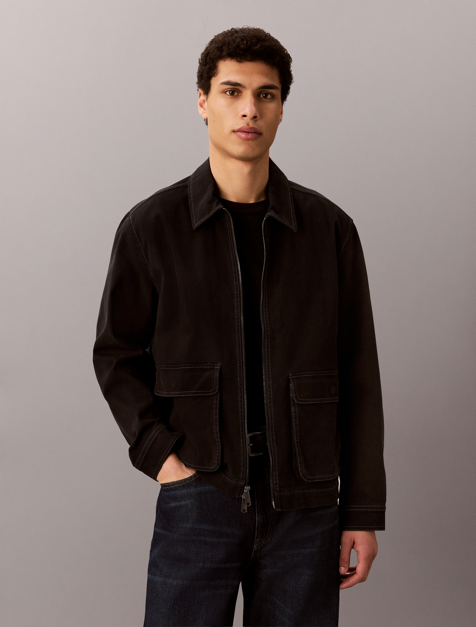 Matte Canvas Jacket