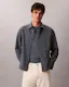 Matte Canvas Shirt Jacket