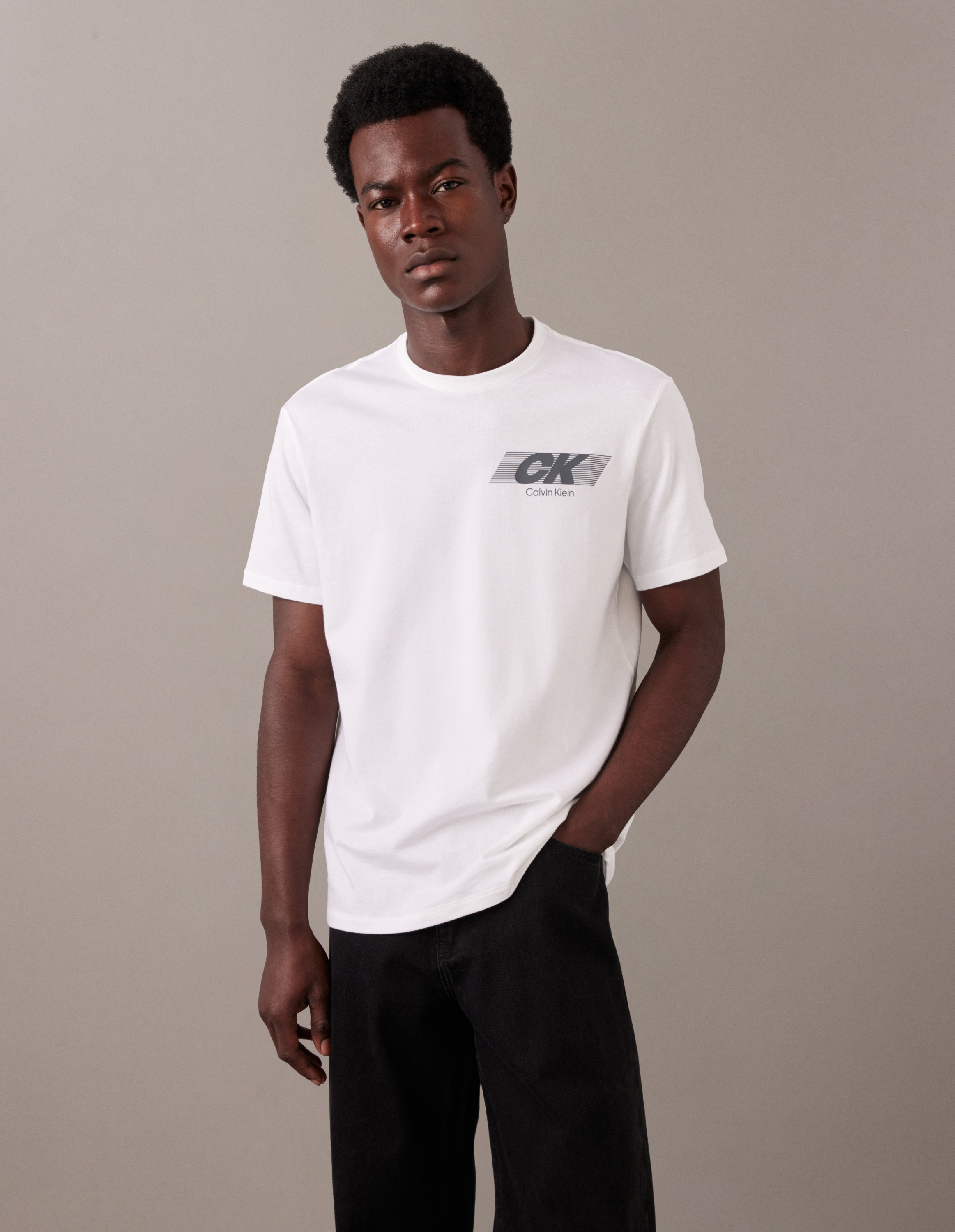 Monogram Block Logo Graphic Classic T-Shirt