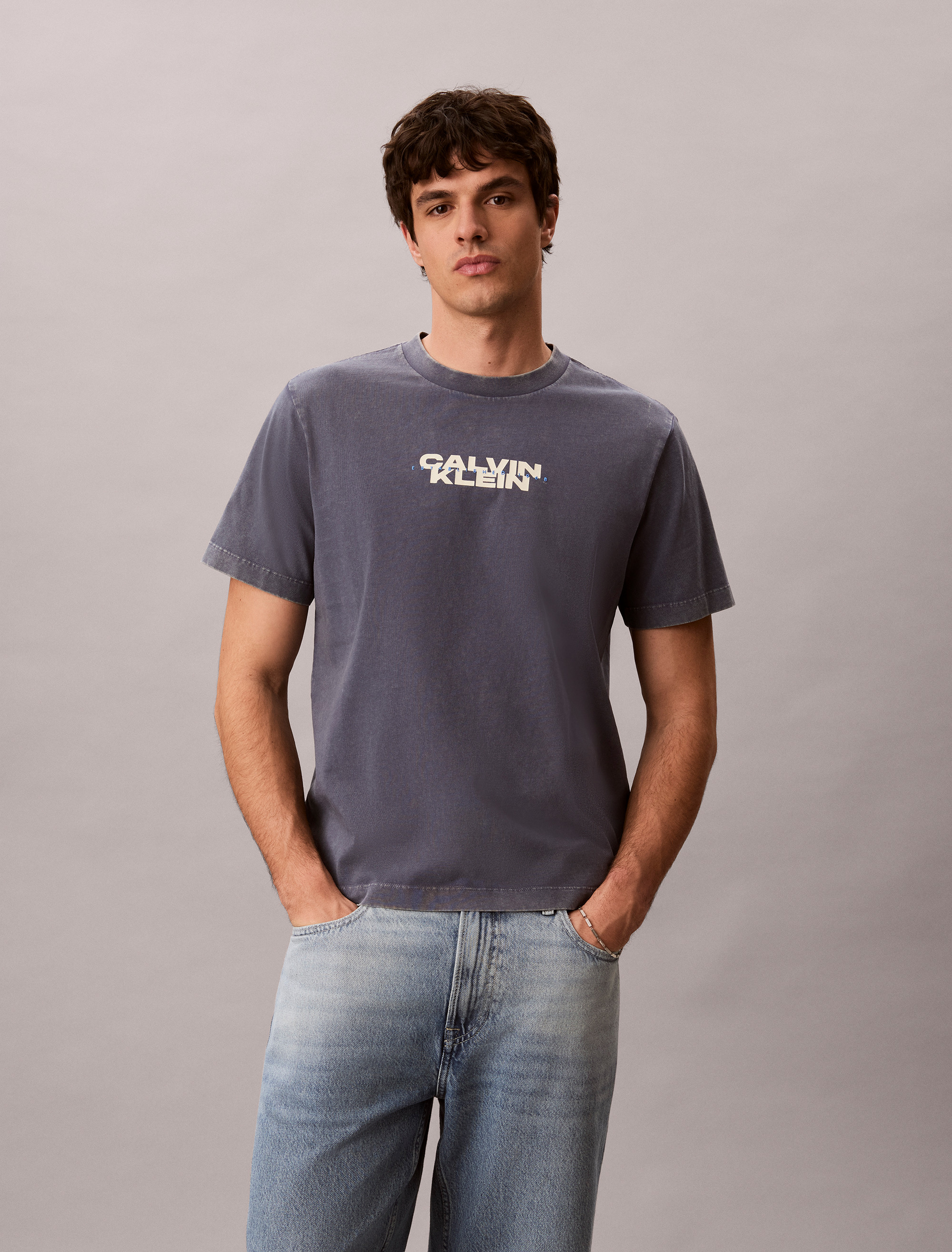 Washed Compact Logo Graphic Classic T-Shirt