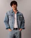 90s Denim Logo Trucker Jacket