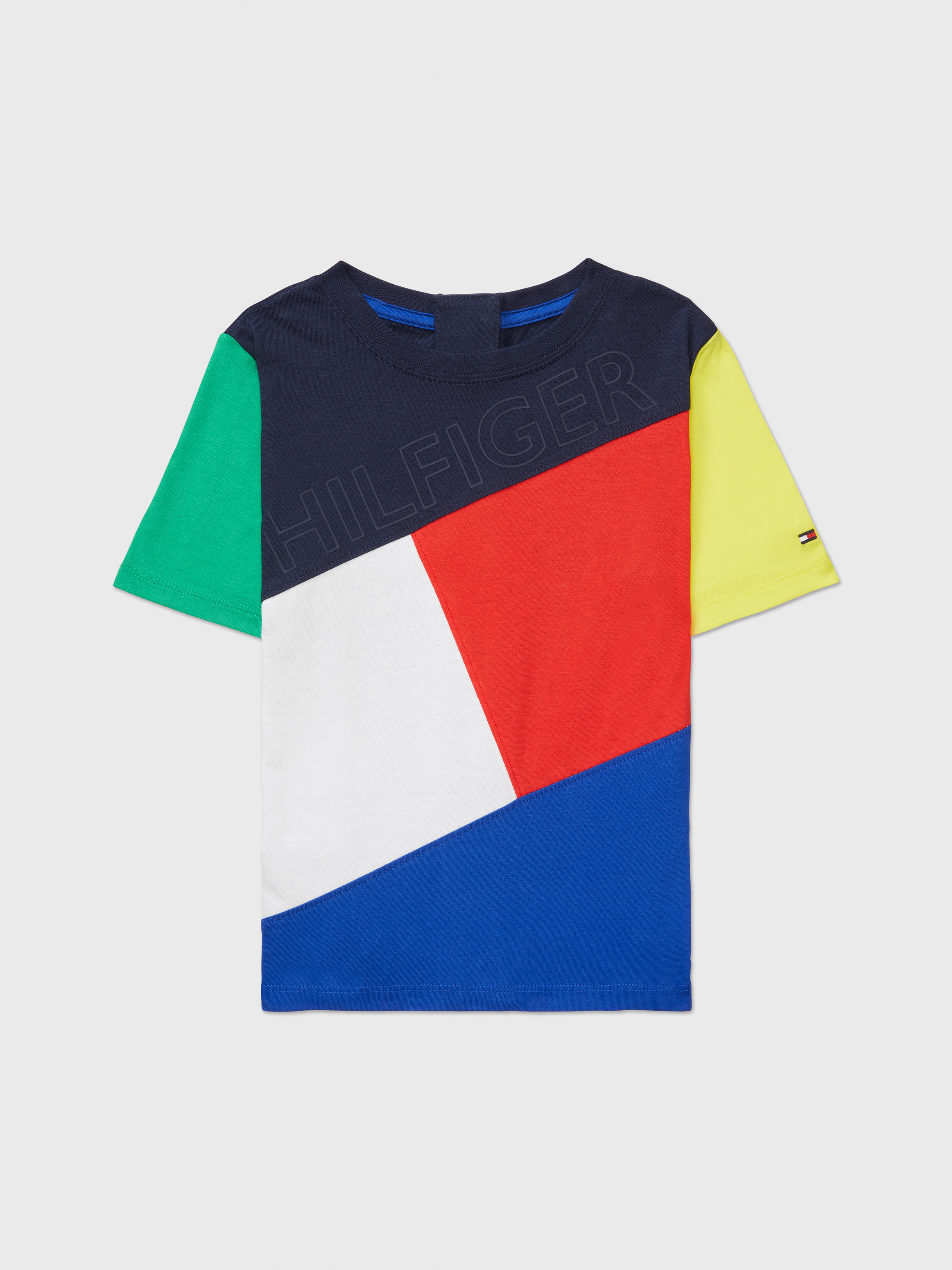 Tommy hilfiger colorblock deals shirt