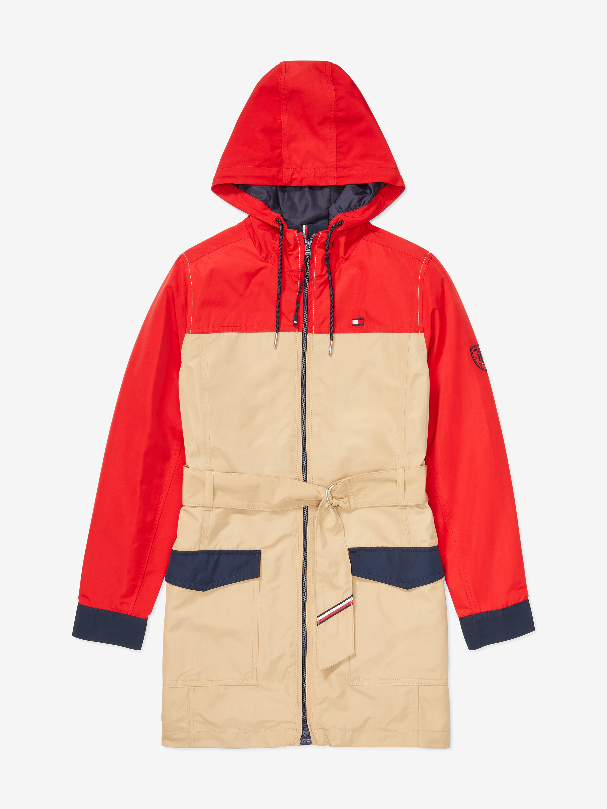 Colorblock hotsell hooded windbreaker