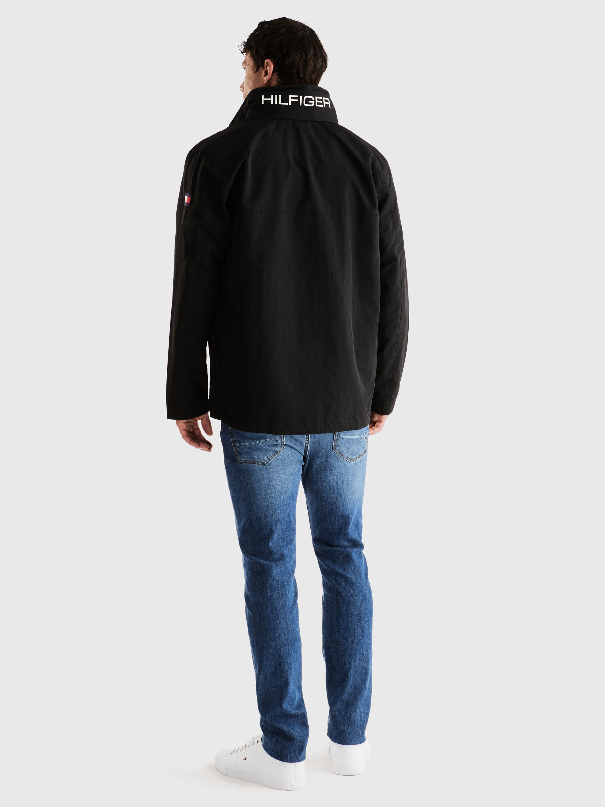 Tommy hilfiger black yacht jacket online