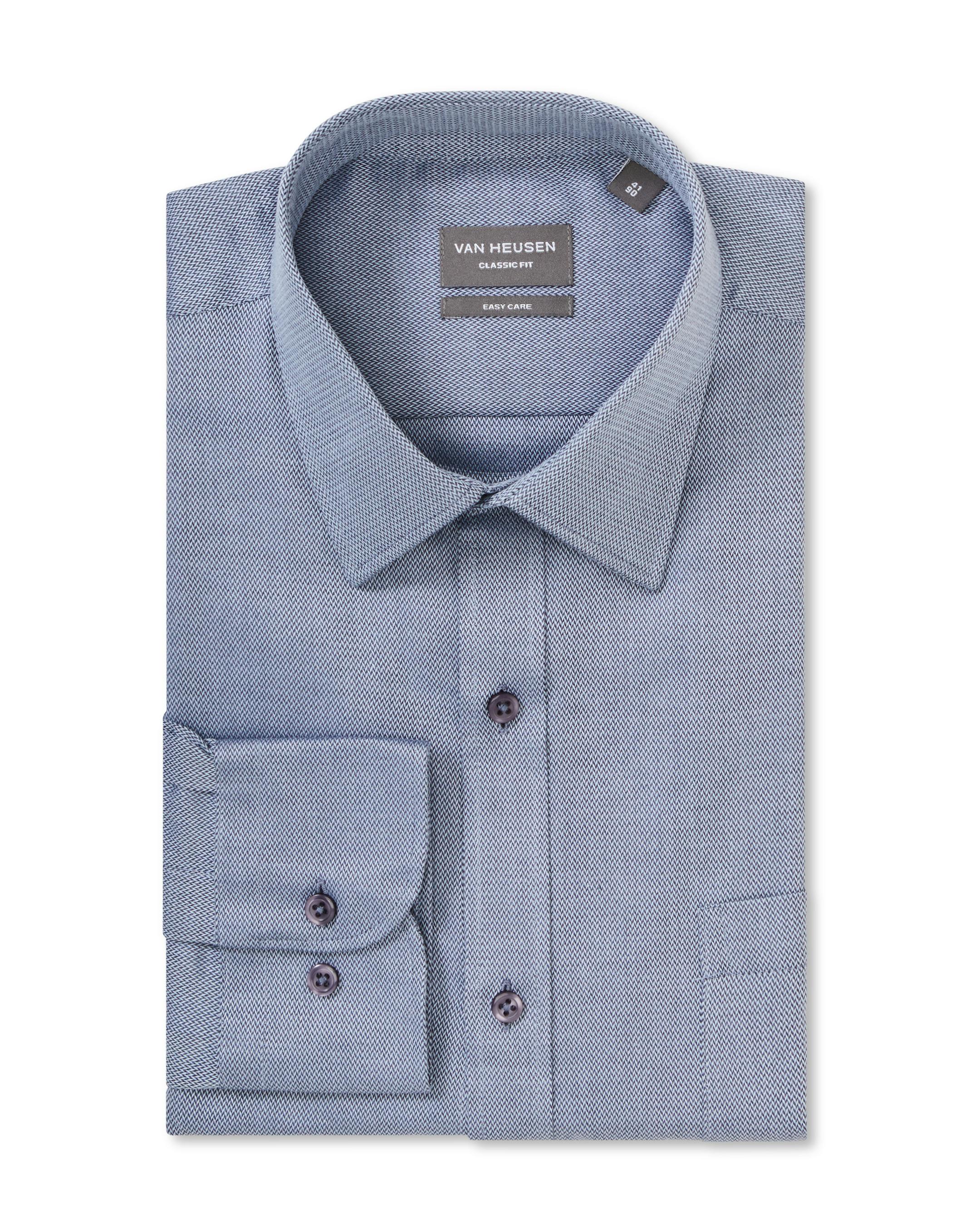 Classic Relaxed Shirt Herringbone Shirts Van Heusen - Main Image