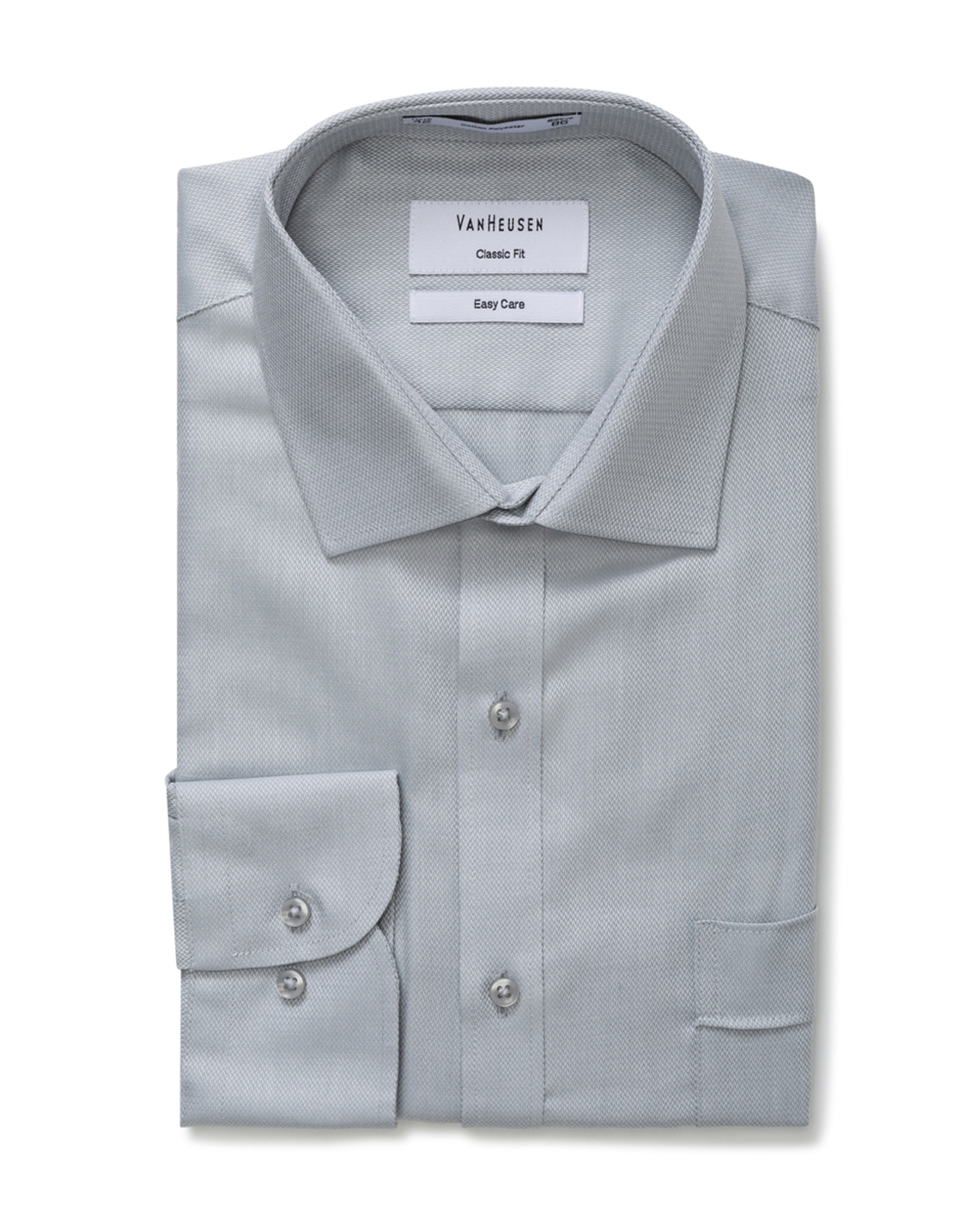 Classic Relaxed Shirt Herringbone Shirts Van Heusen