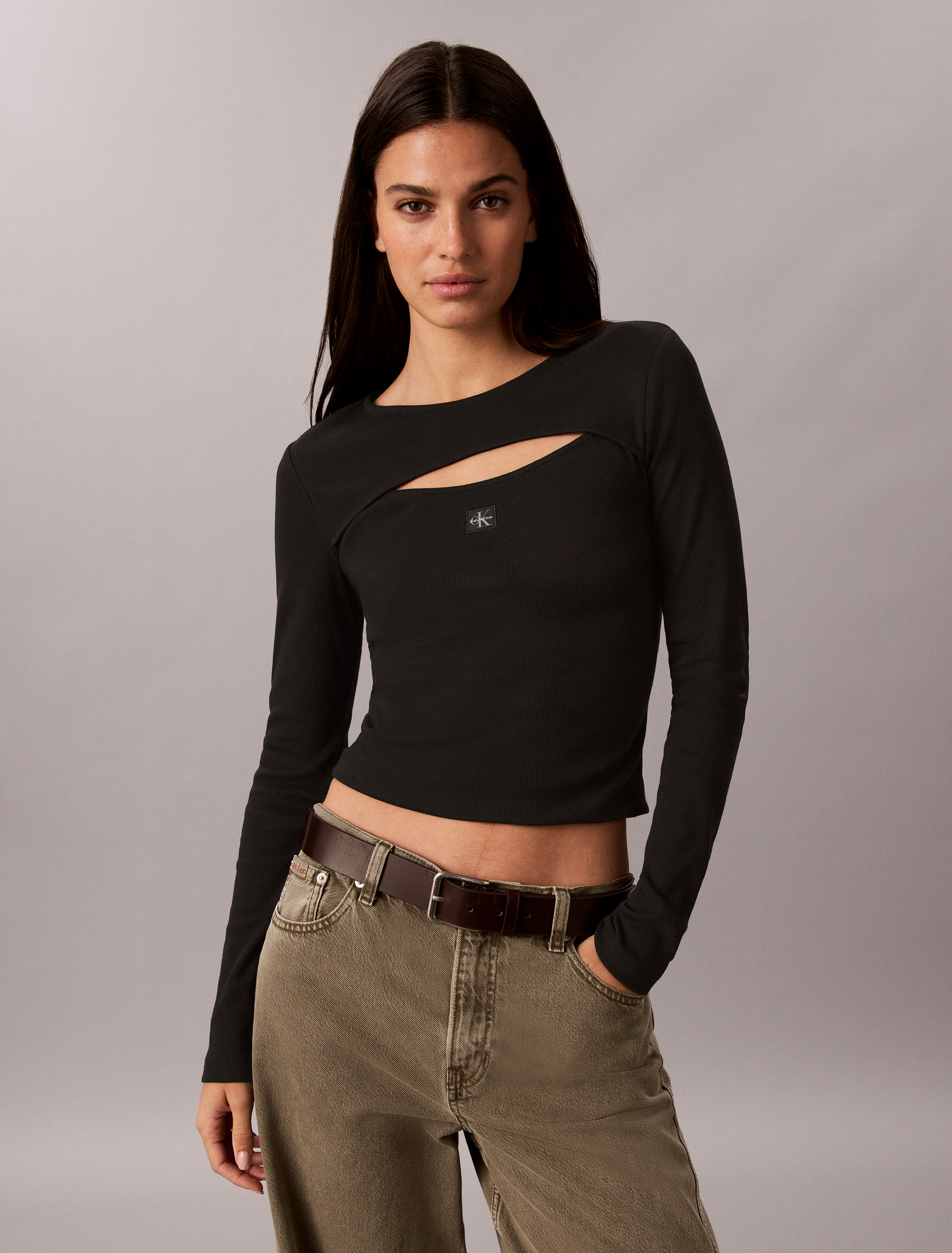 Sensual Rib Cut-Out Top