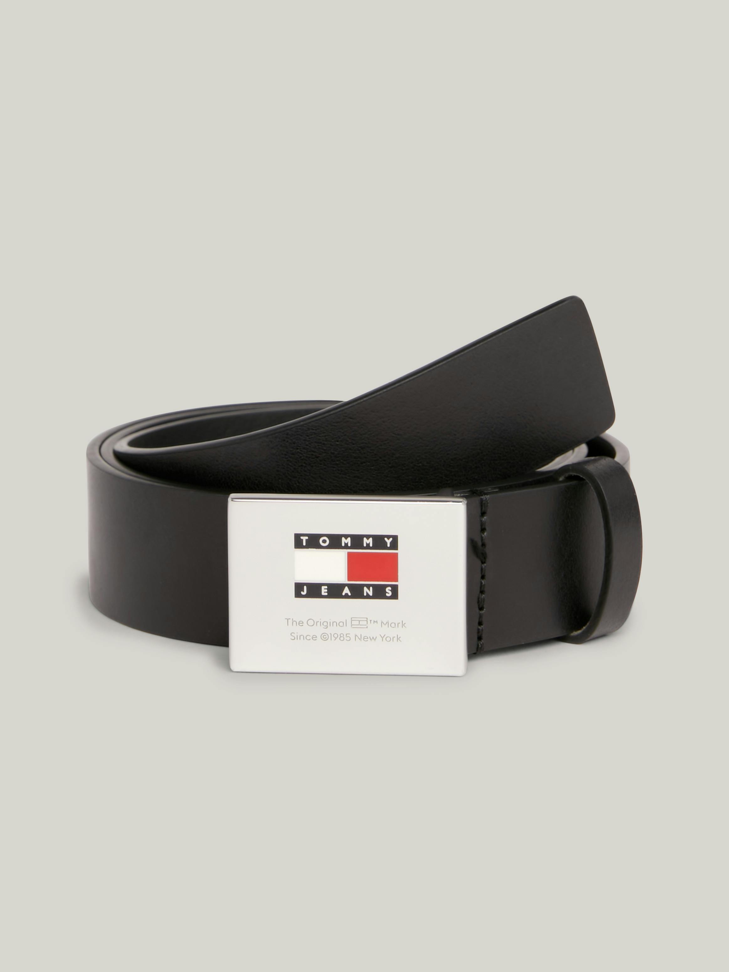 Logo Buckle Leather Belt | Belts | Tommy Jeans display picture 1