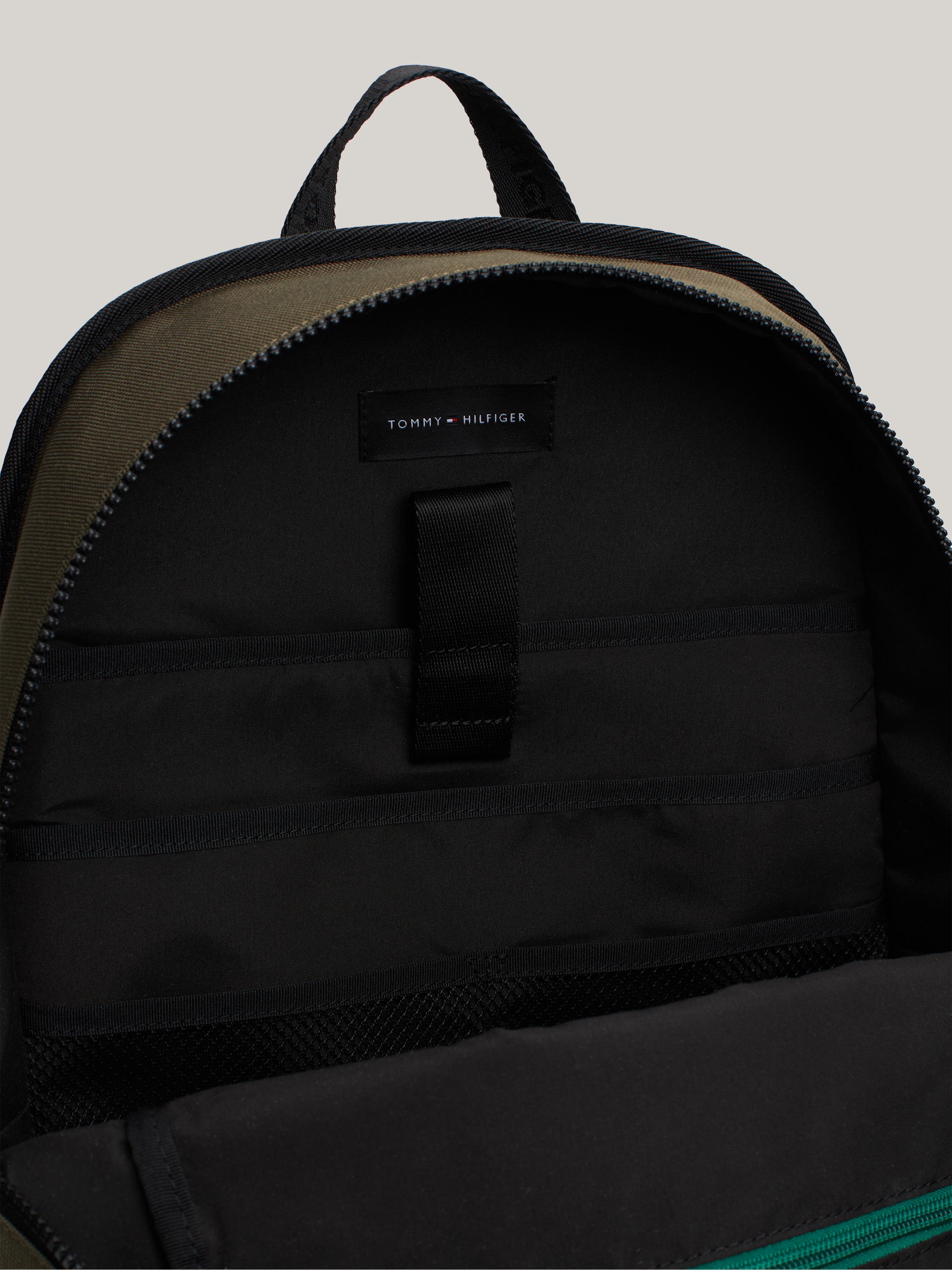 Signature Tape Zip Pull Backpack Bags Tommy Hilfiger