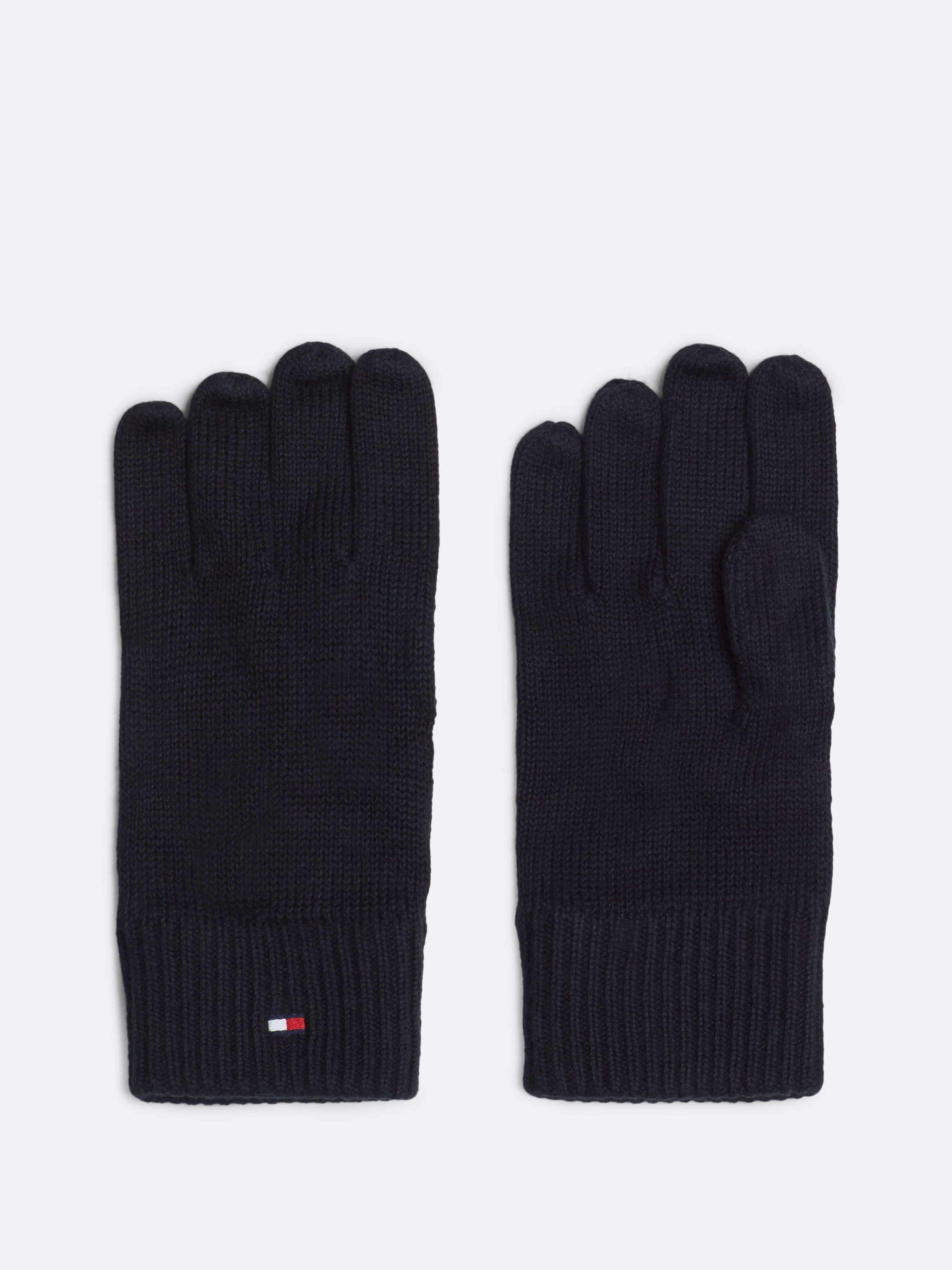 Hilfiger Flag Embroidery Gloves with Cashmere