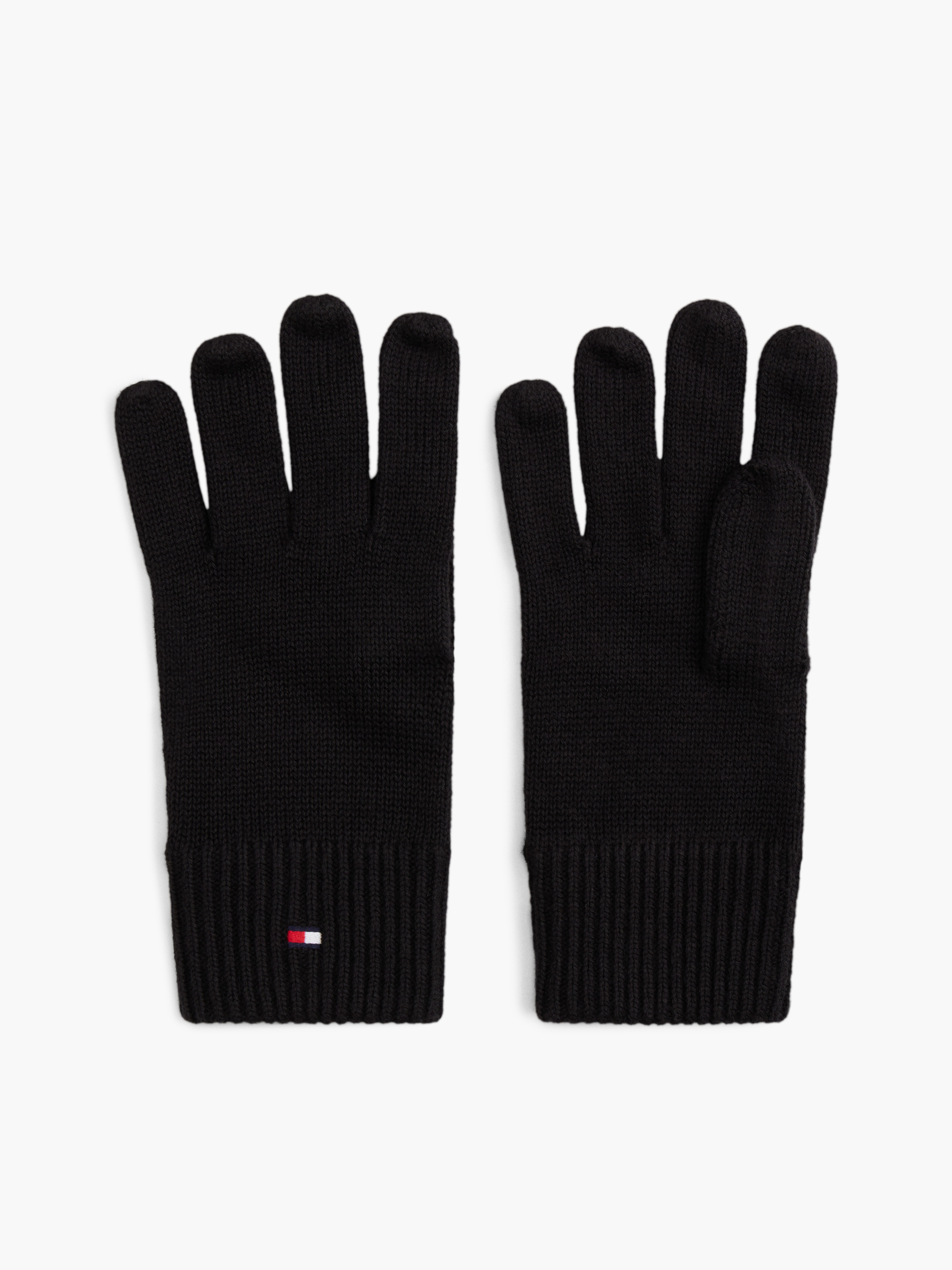 Hilfiger Flag Embroidery Gloves with Cashmere