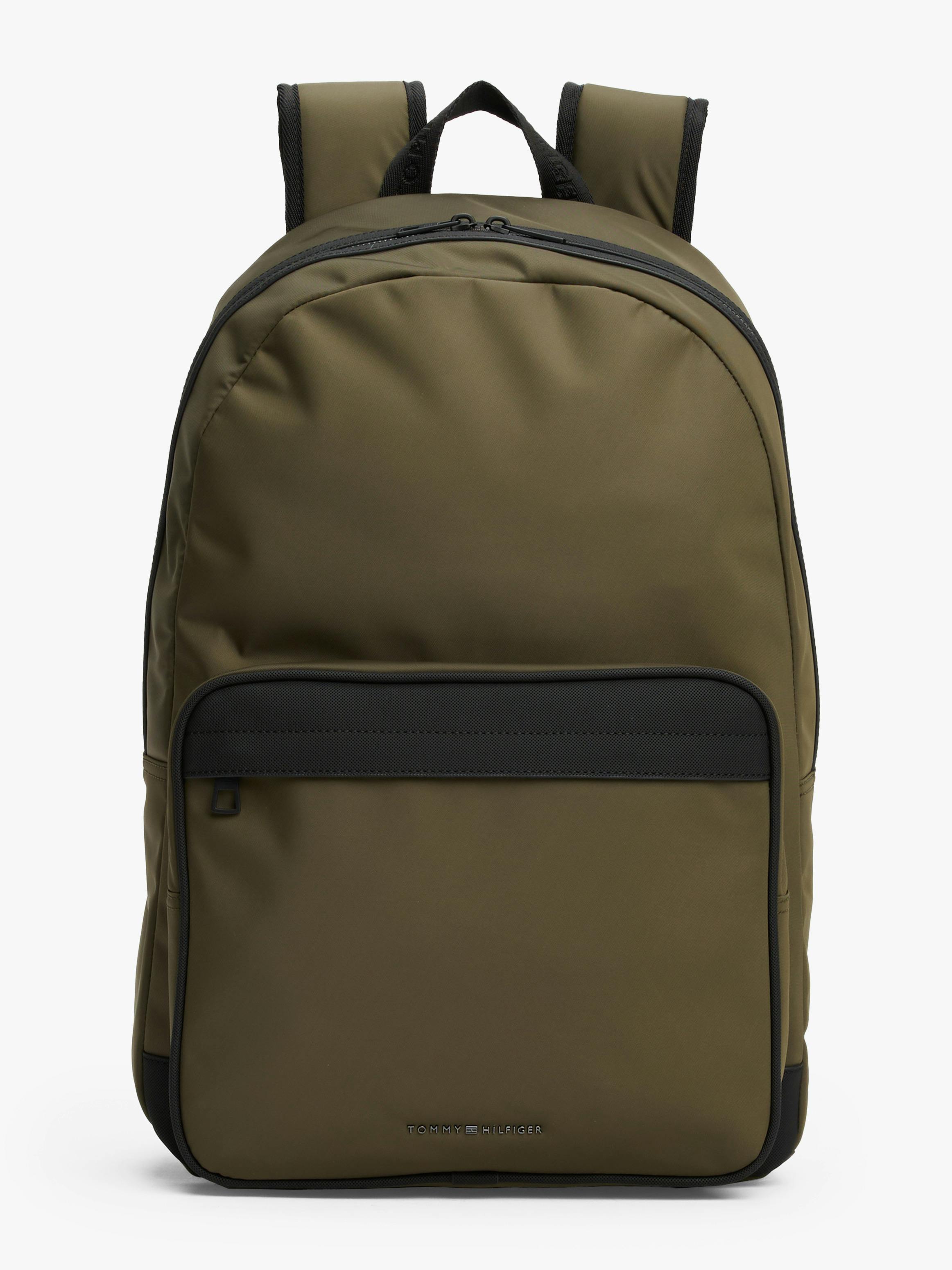 NWT Tommy Hilfiger backpack Medium brown green color MSRP 138 TOMMY HILFIGER - Army Green backpack | Blessed Italy main image 2