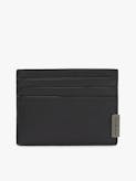 Logo Leather Credit Card Holder