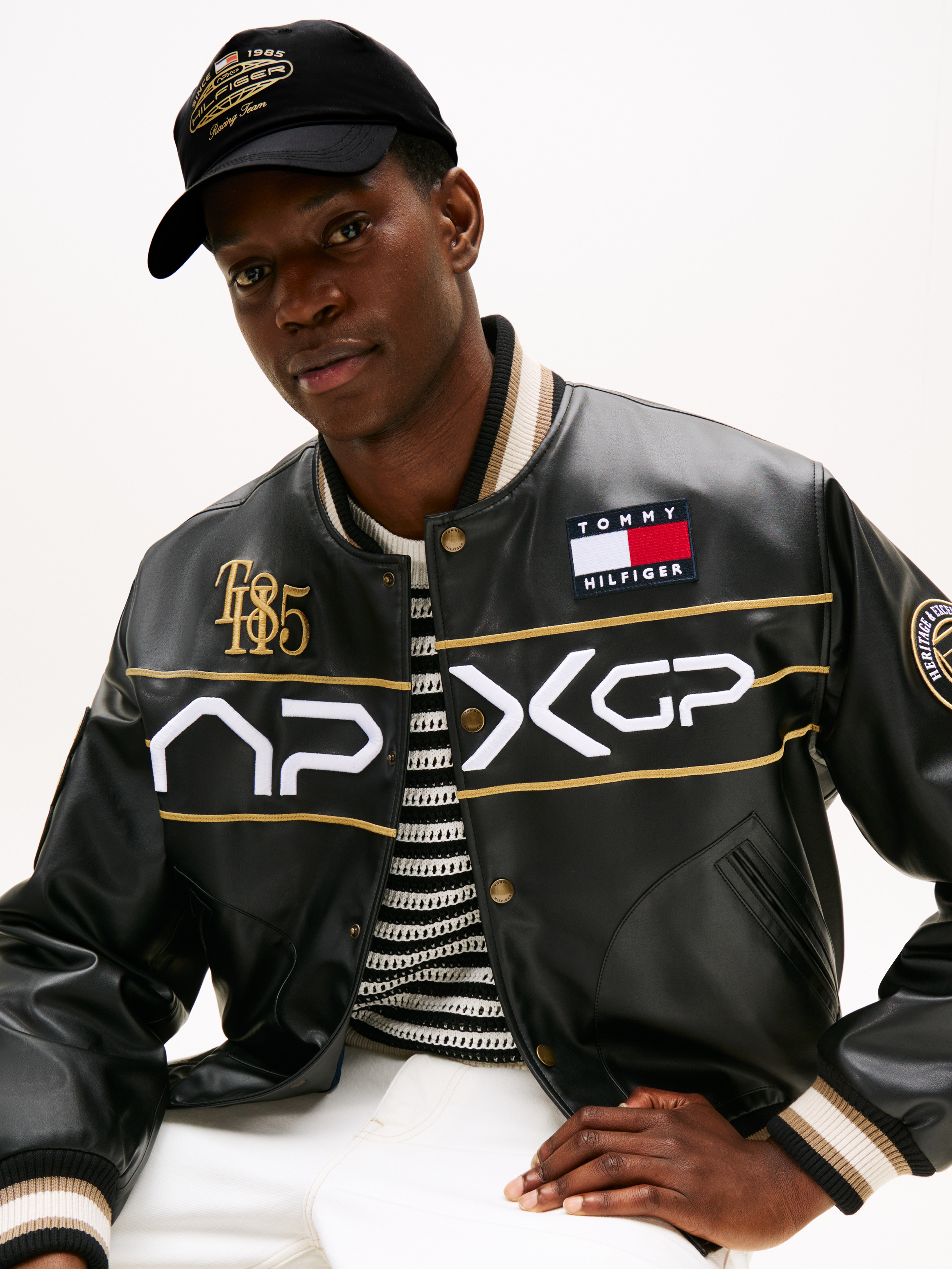   APXGP collection ロゴキャップ Tommy Hilfiger x APXGP Collection Men's Flag Logo Cap - Macy's