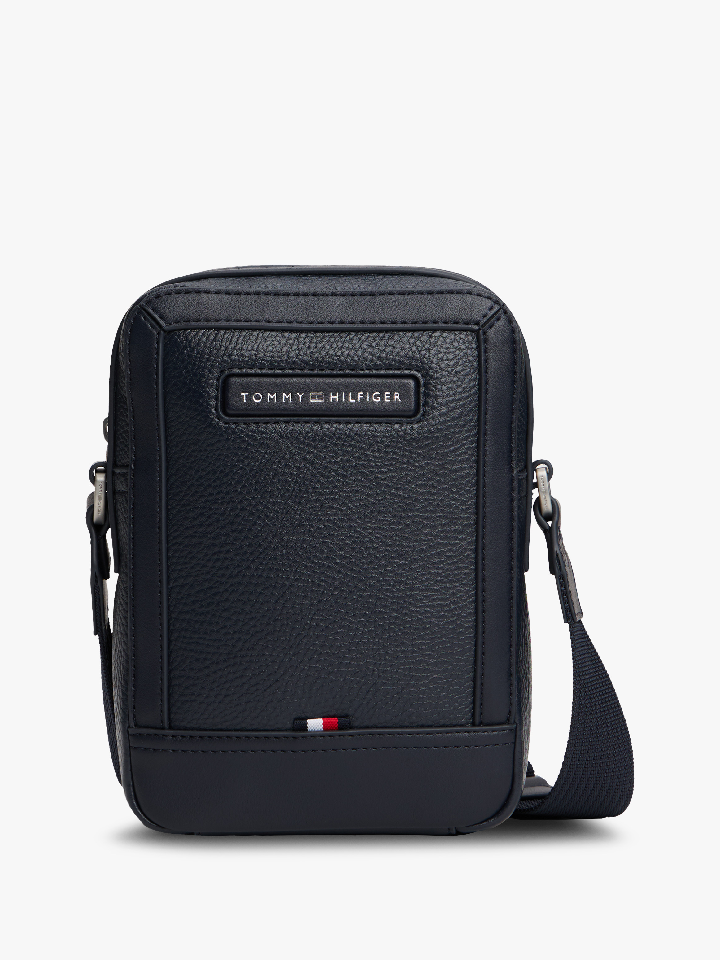 Pebble Grain Logo Crossbody Reporter Bag